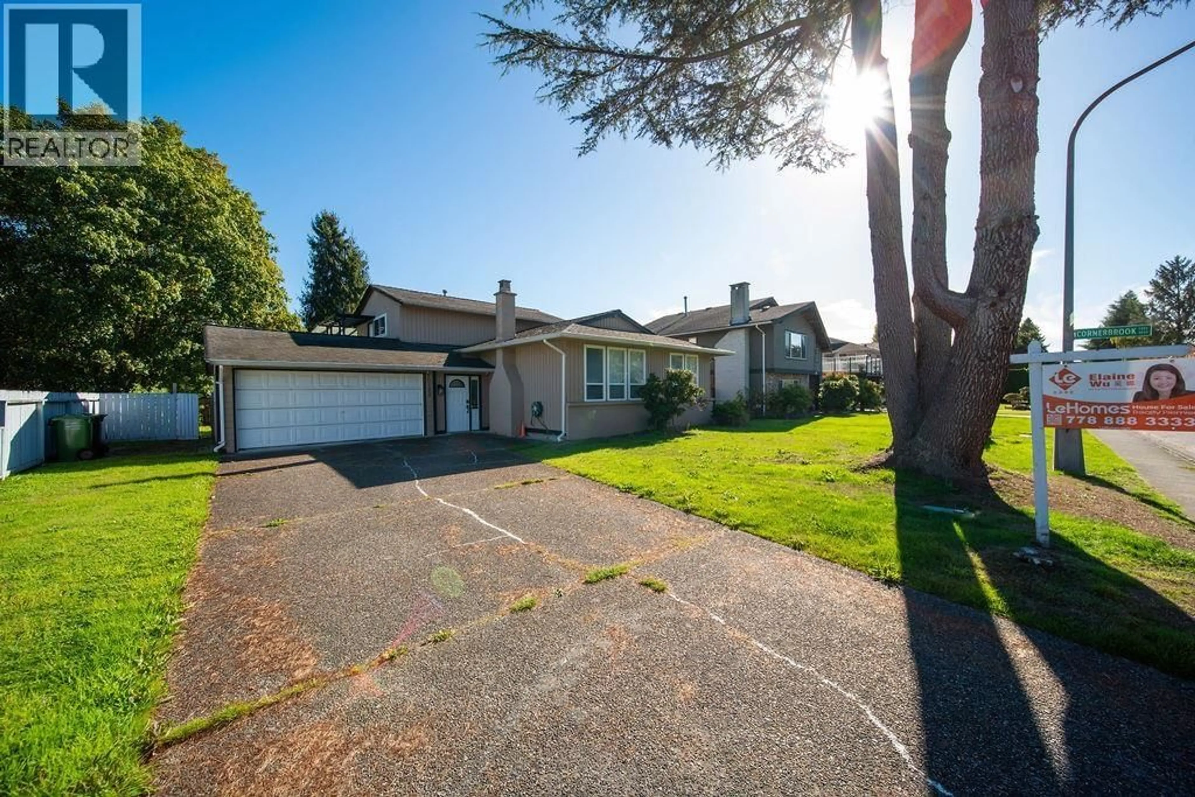 A pic from outside/outdoor area/front of a property/back of a property/a pic from drone, street for 10180 CORNERBROOK CRESCENT, Richmond British Columbia V7E4H4
