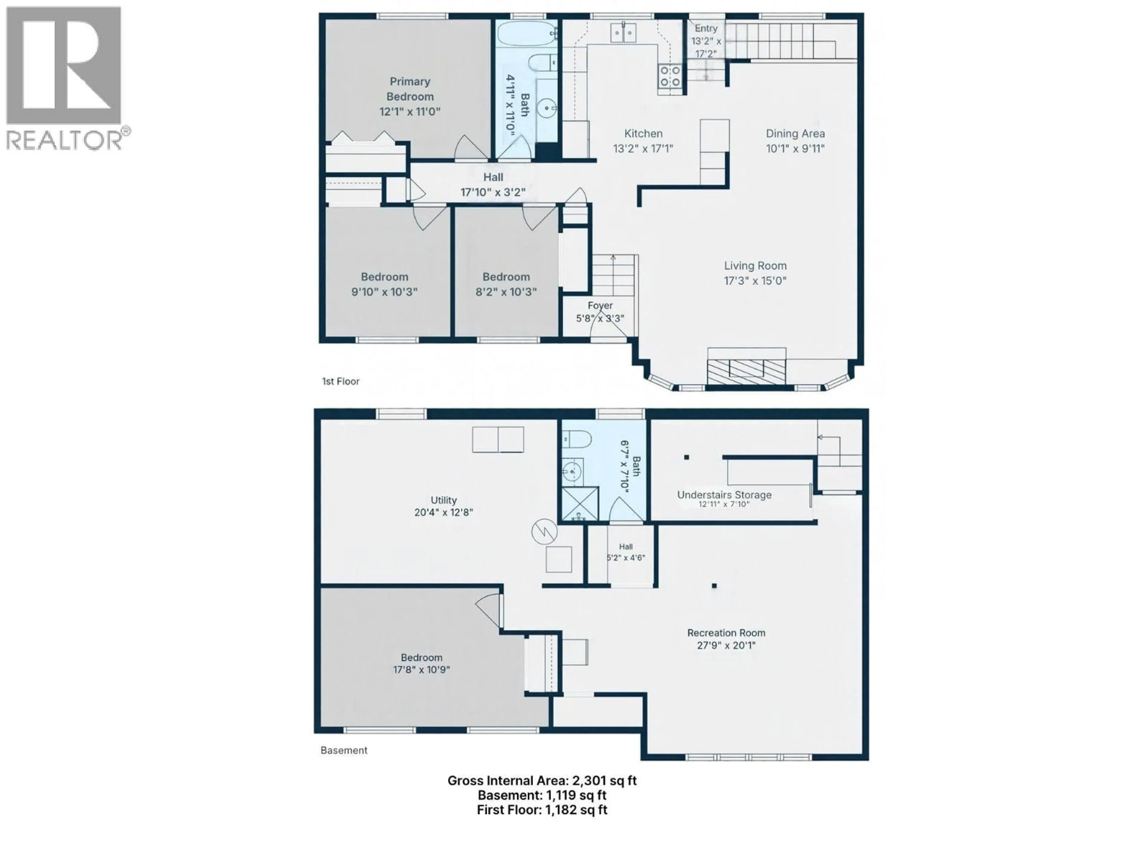 Floor plan for 10411 112 AVENUE, Fort St. John British Columbia V1J2W6
