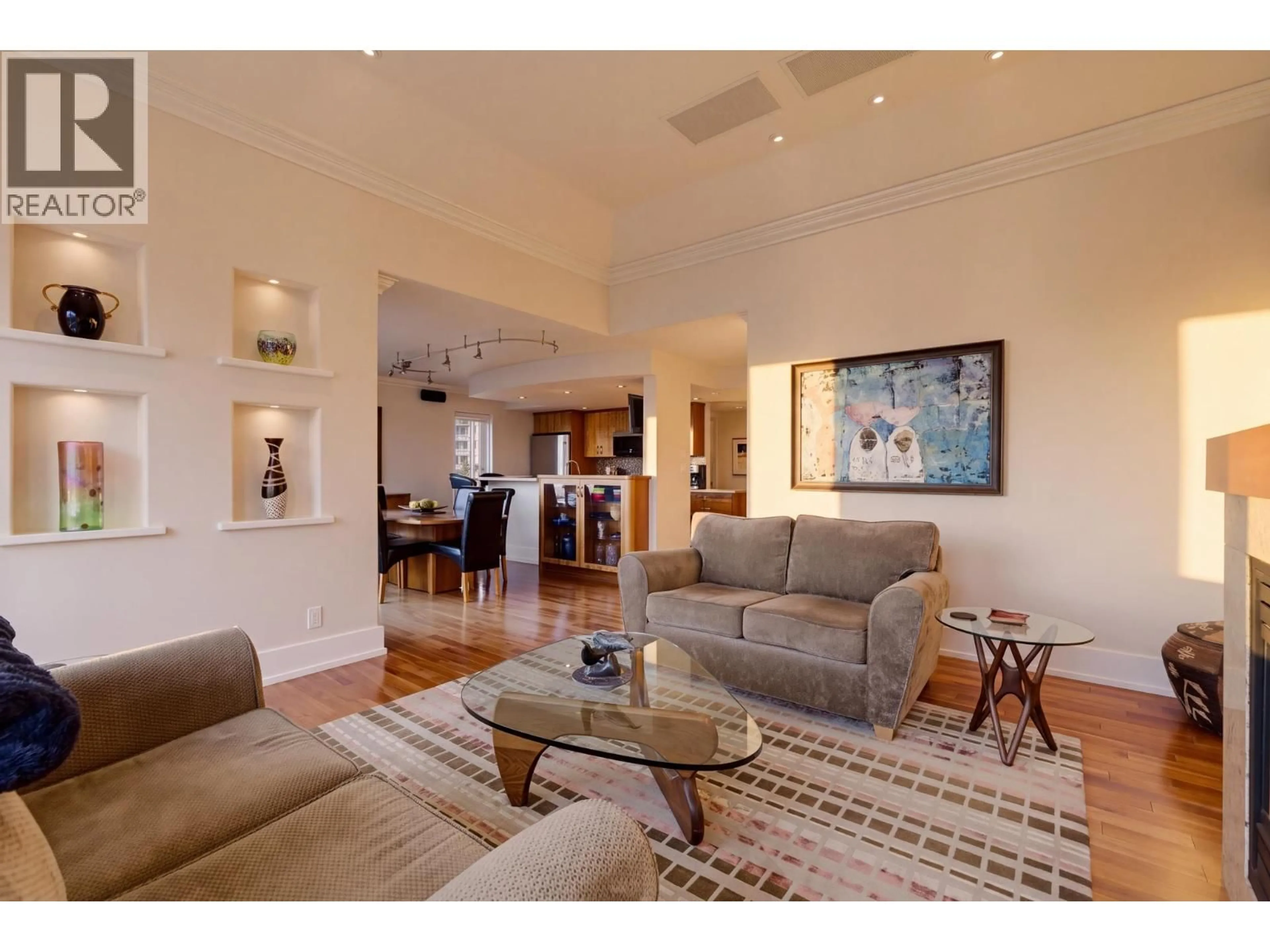 Living room with furniture, unknown for 701 - 1345 BURNABY STREET, Vancouver British Columbia V6E1R2