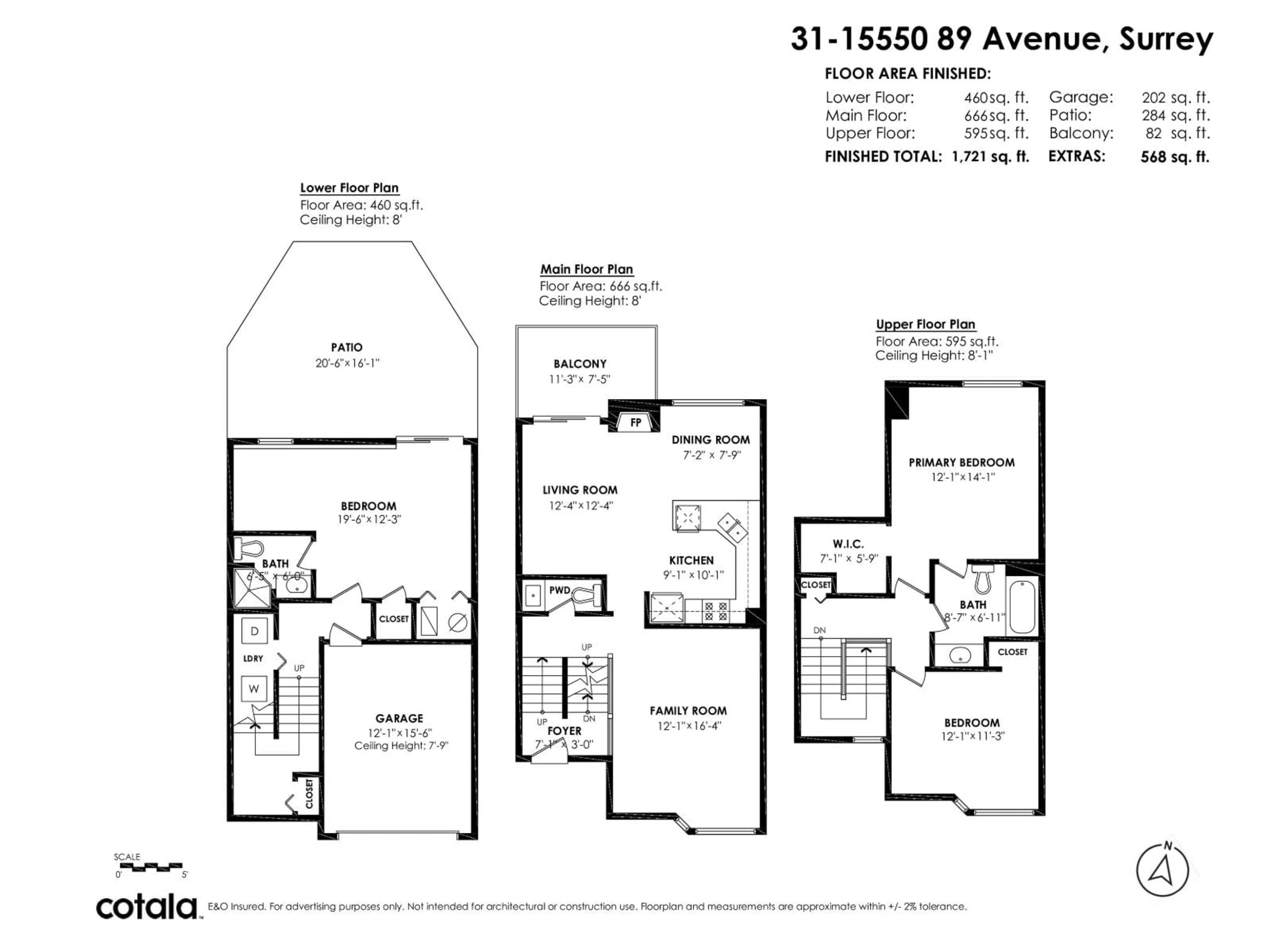 Floor plan for 31 - 15550 89 AVENUE, Surrey British Columbia V3R1N1