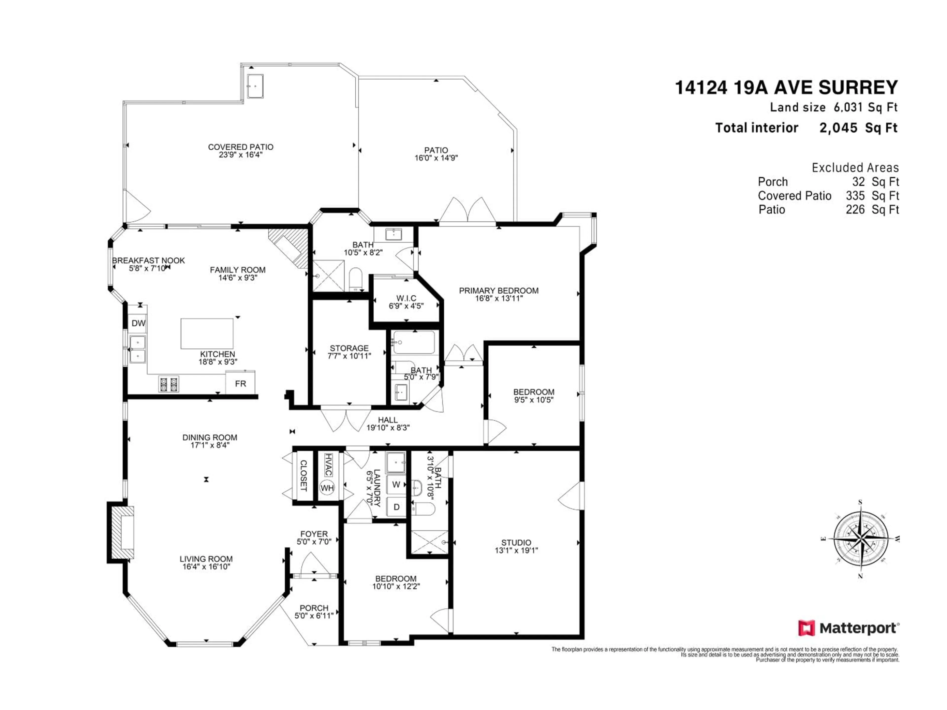 Floor plan for 14124 19A AVENUE, Surrey British Columbia V4A7Z6
