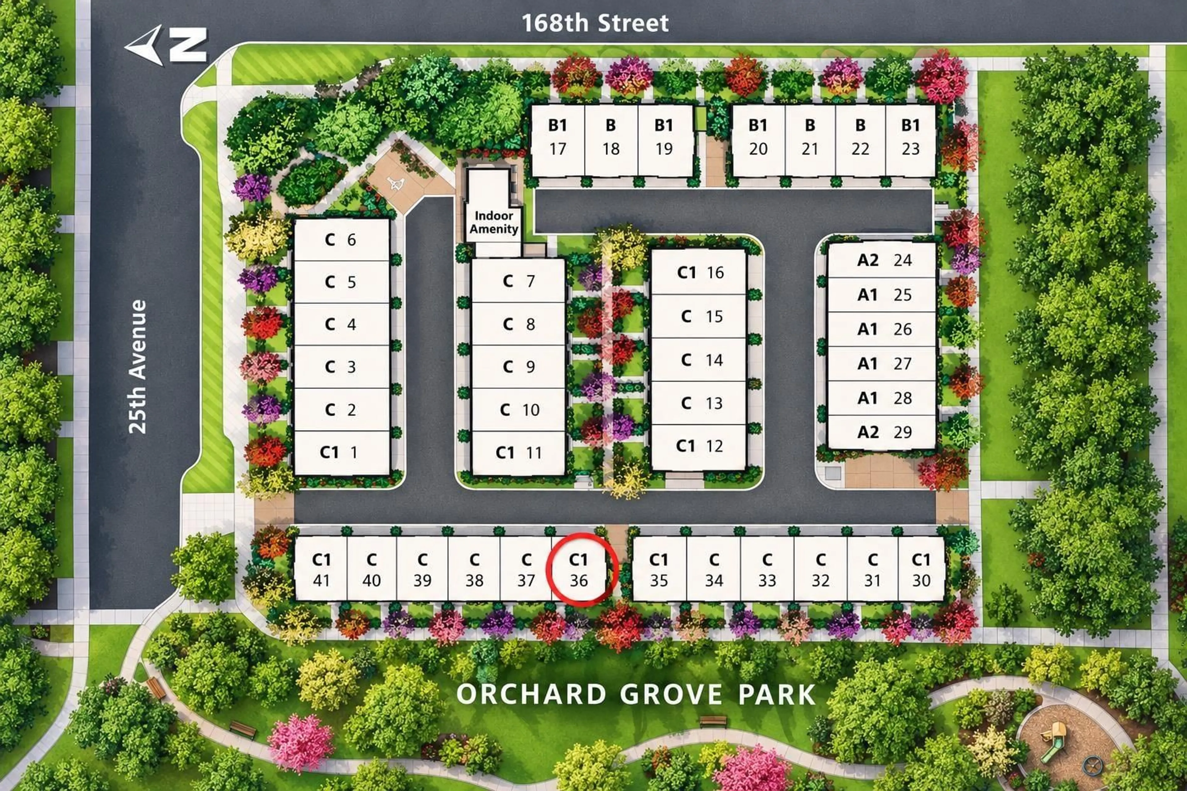 Floor plan for 36 - 16760 25 AVENUE, Surrey British Columbia V3Z0W4