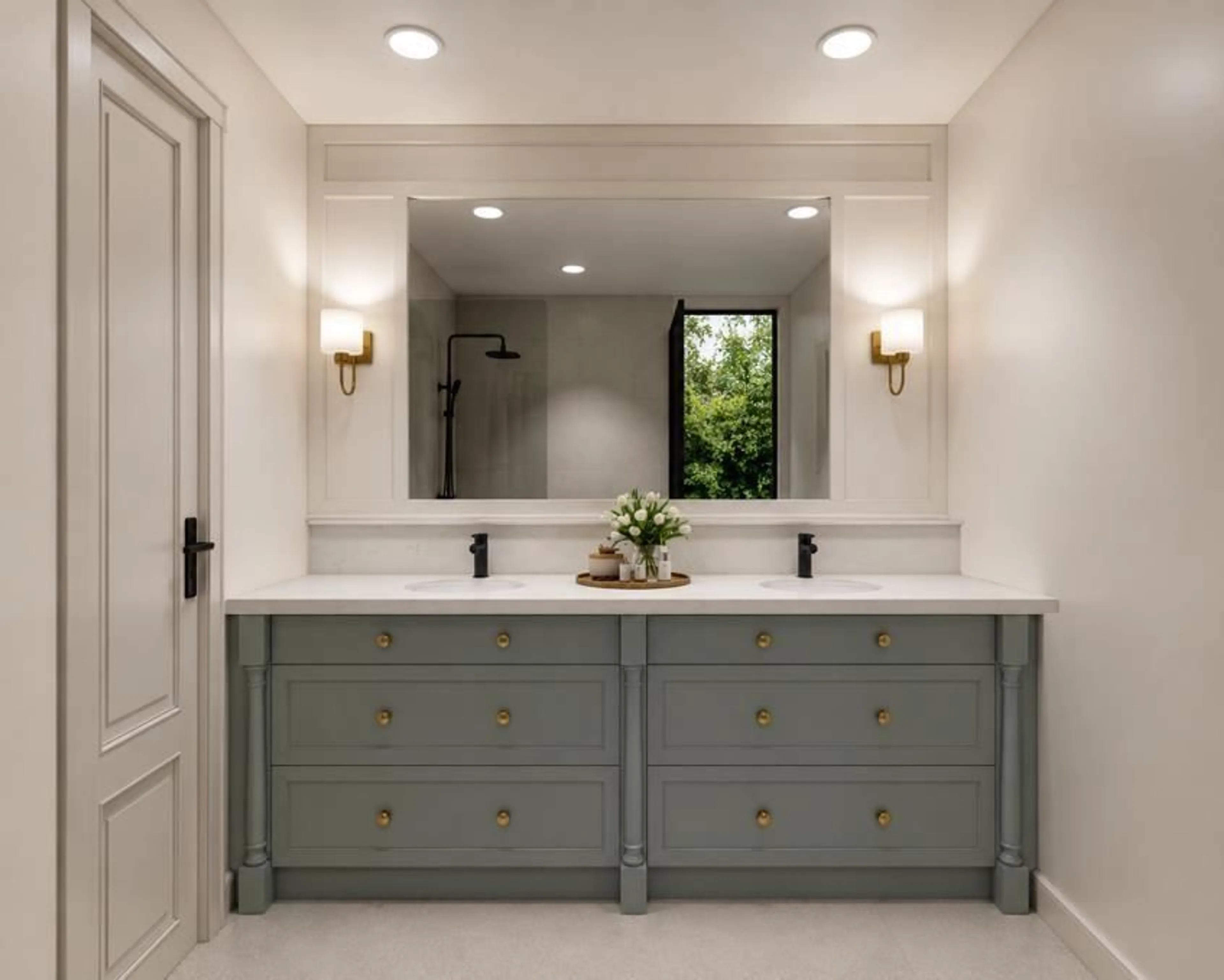 Contemporary bathroom, ceramic/tile floor for 3 - 8813 GLOVER ROAD, Langley British Columbia V1M2S2