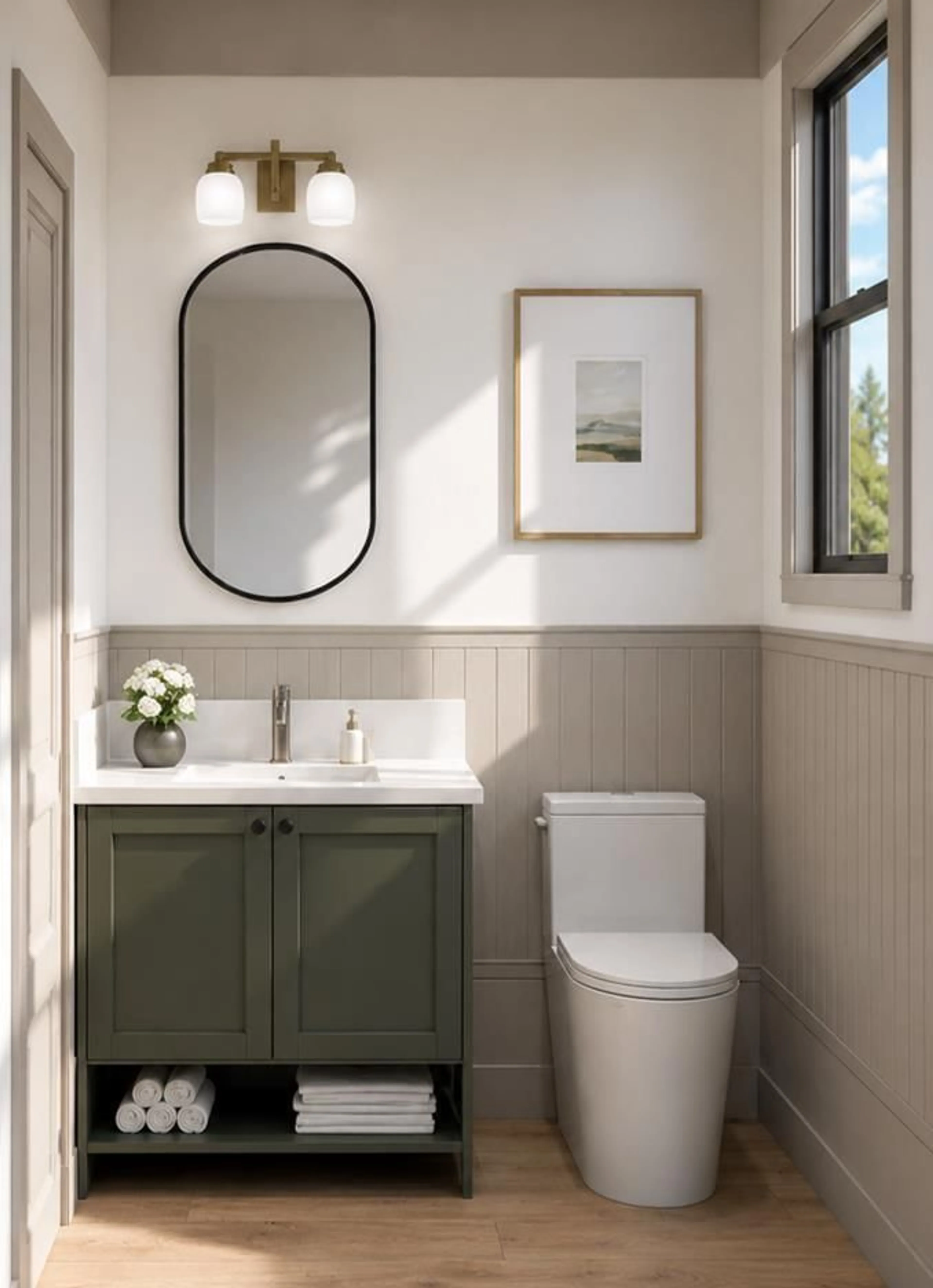 Contemporary bathroom, ceramic/tile floor for 3 - 8813 GLOVER ROAD, Langley British Columbia V1M2S2