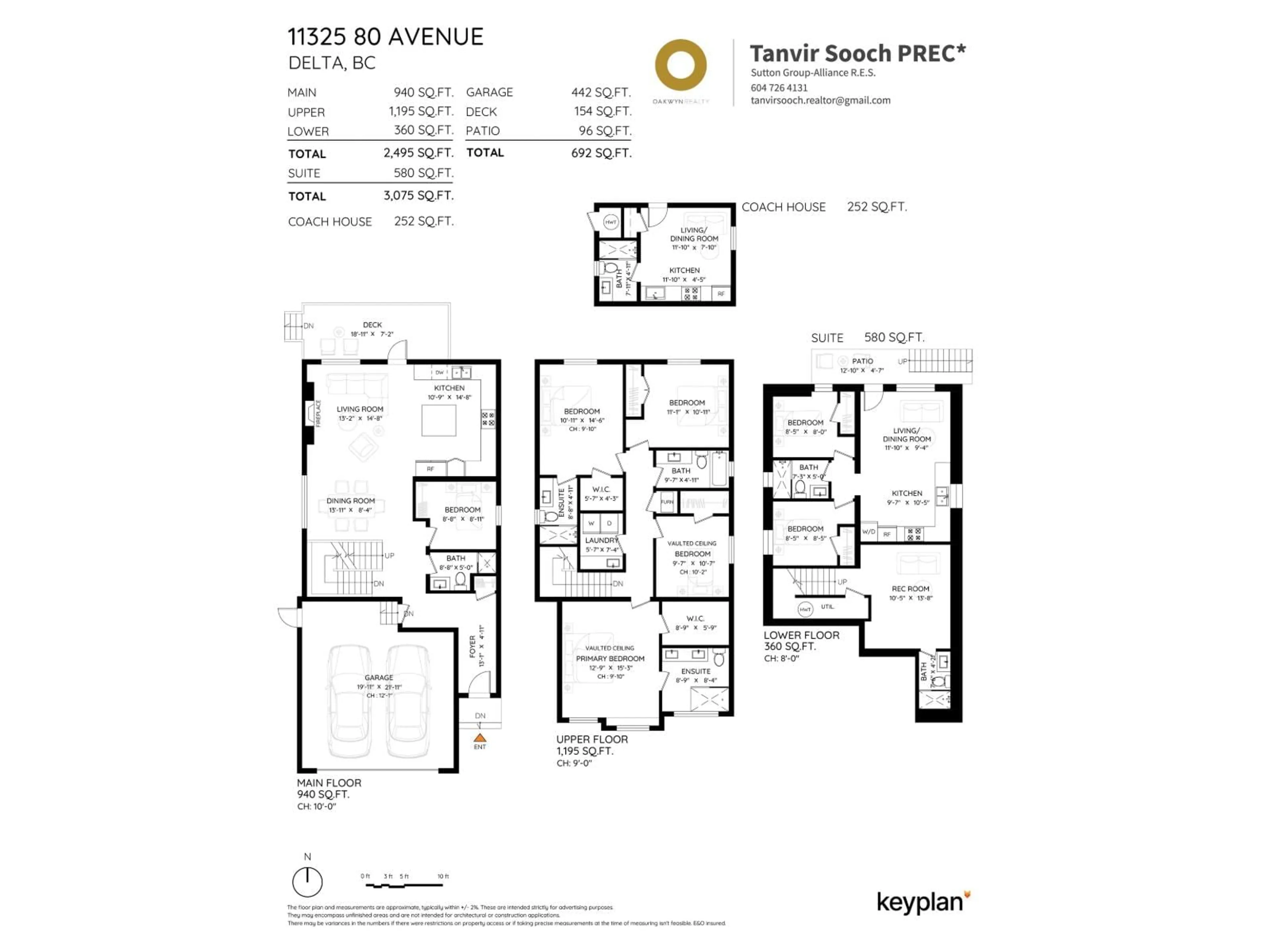 Floor plan for 11325 80 AVENUE, Delta British Columbia V4C1X2