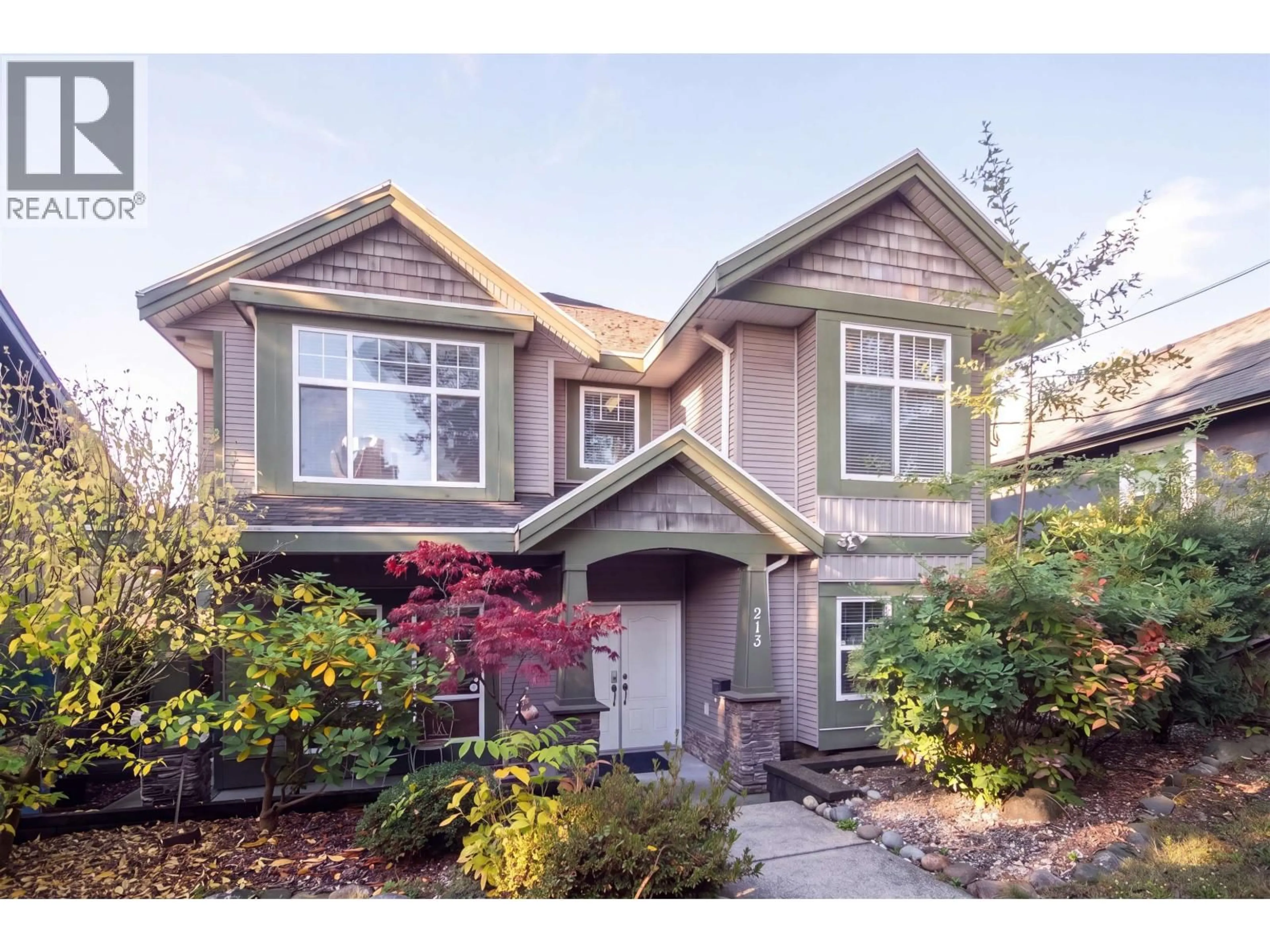 Home with vinyl exterior material, street for 213 BERNATCHEY STREET, Coquitlam British Columbia V3K4C2