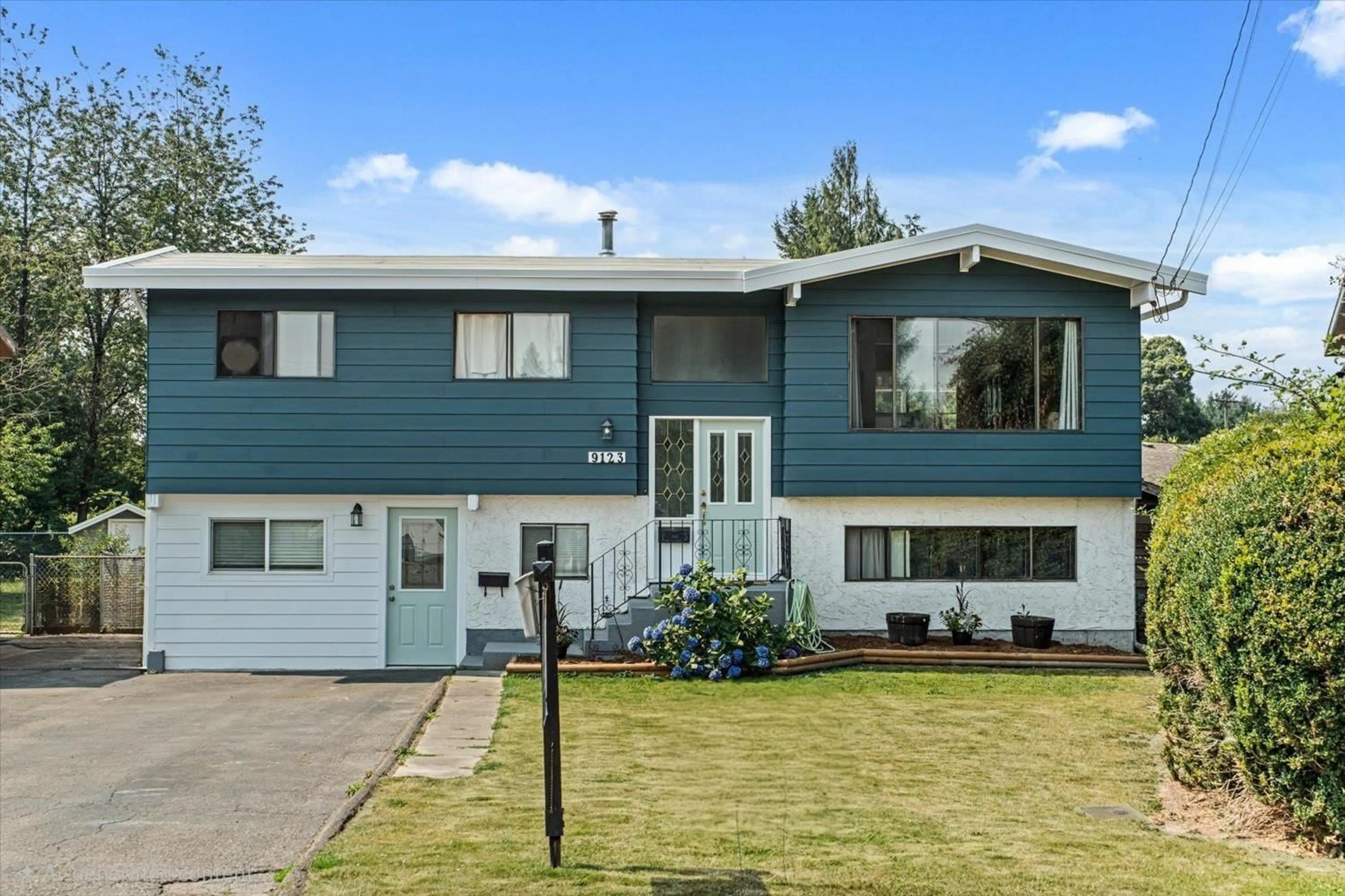 Home with vinyl exterior material, street for 9123 ARMITAGE STREET, Chilliwack British Columbia V2P6R6