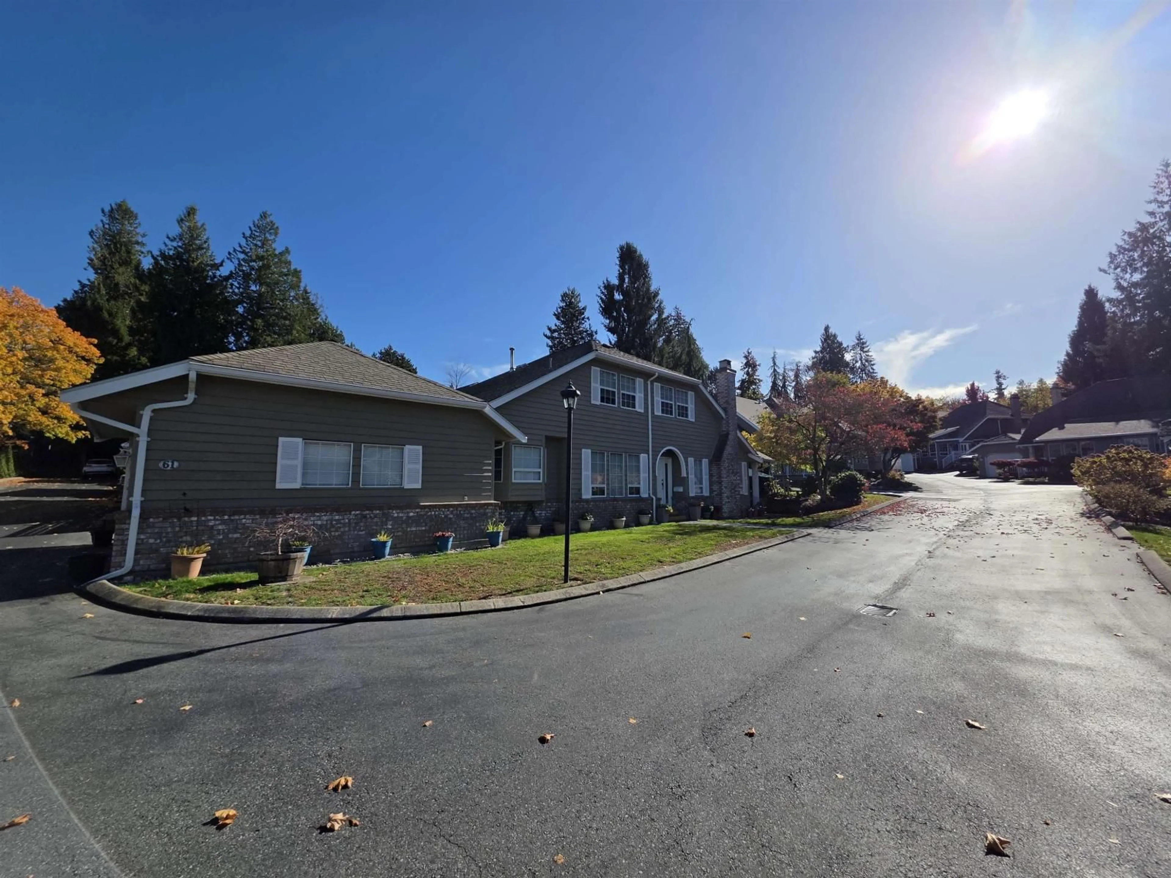 A pic from outside/outdoor area/front of a property/back of a property/a pic from drone, street for 61 - 21848 50 AVENUE, Langley British Columbia V3A8A9