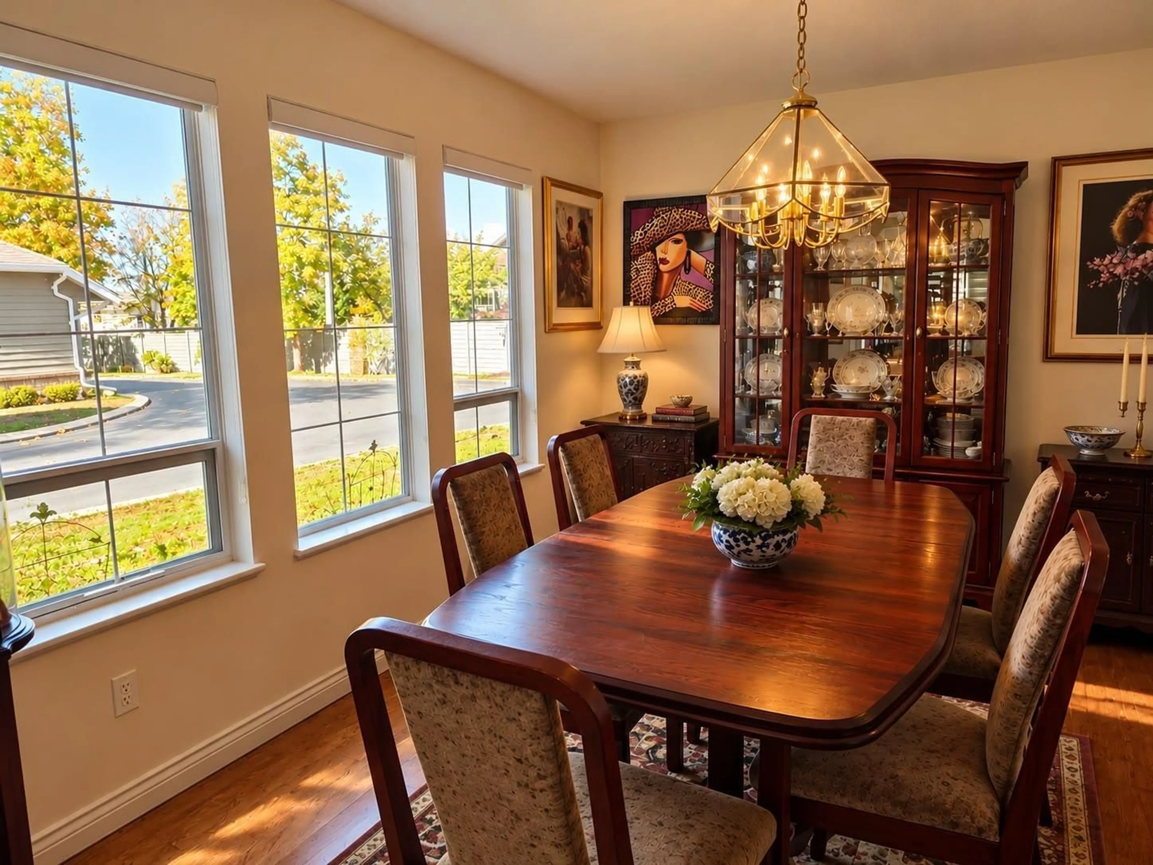Dining room, wood/laminate floor for 61 - 21848 50 AVENUE, Langley British Columbia V3A8A9