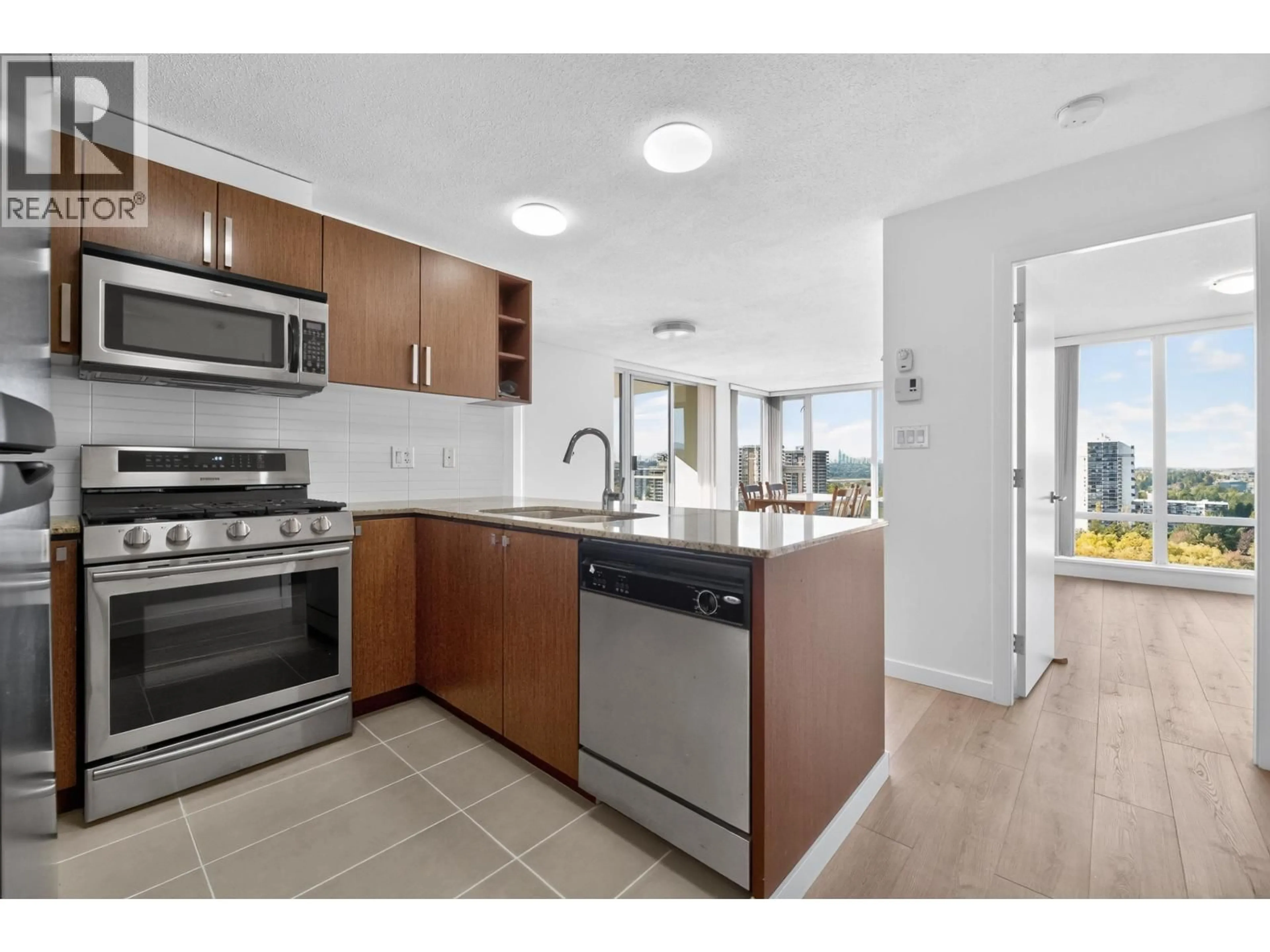 Standard kitchen, ceramic/tile floor for 1205 - 9888 CAMERON STREET, Burnaby British Columbia V3J0A4
