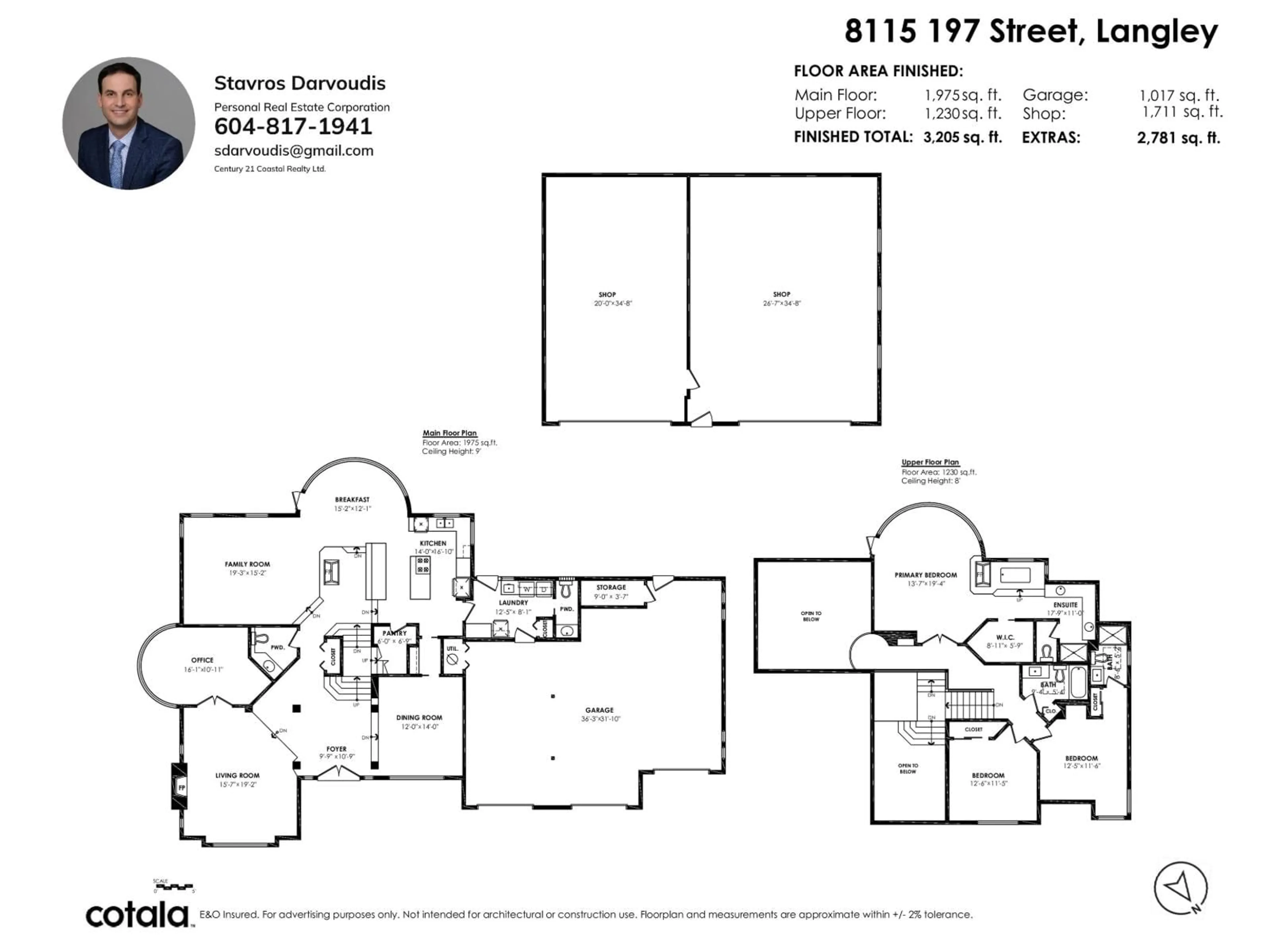 Floor plan for 8115 197 STREET, Langley British Columbia V2Y1Y4