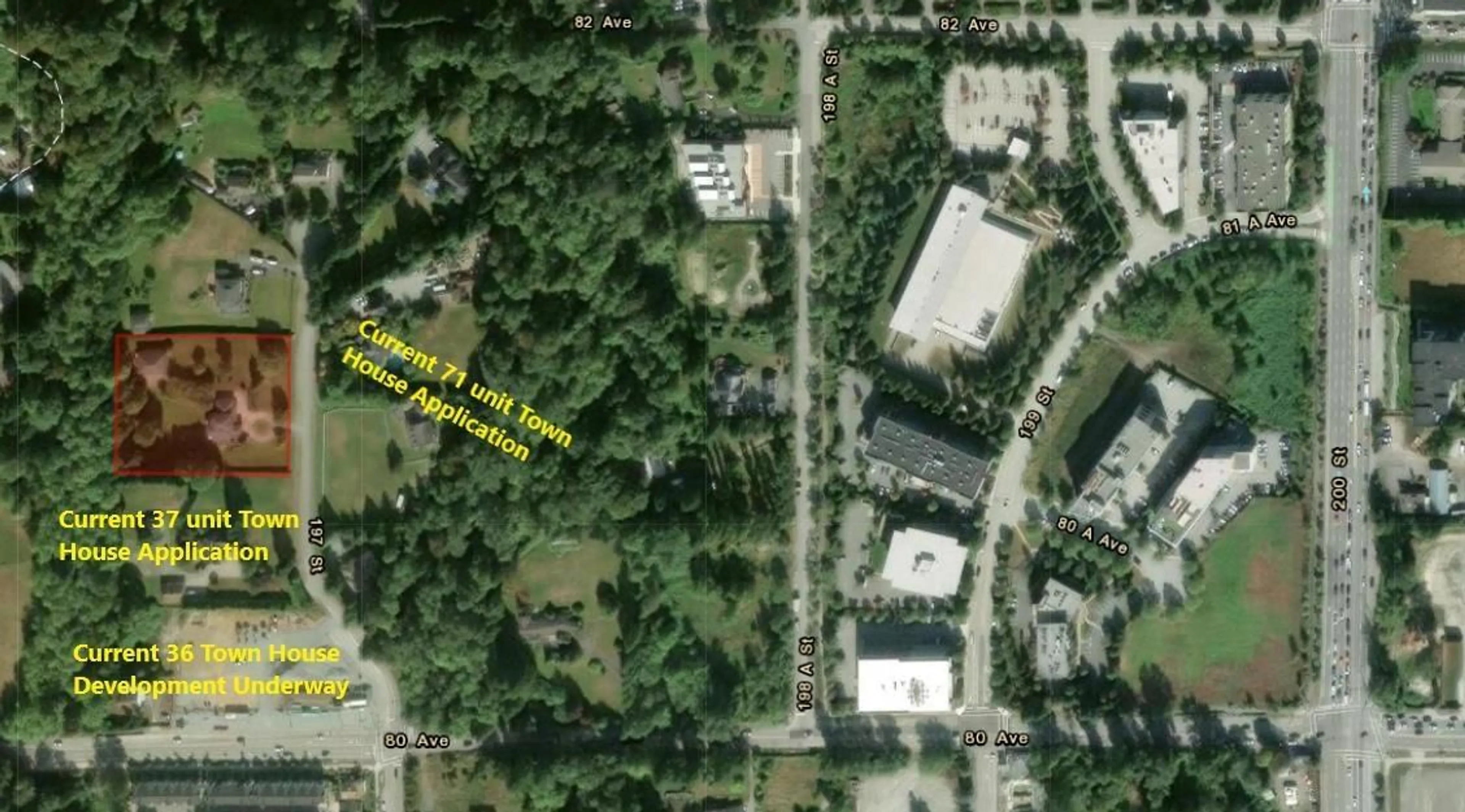 Picture of a map for 8115 197 STREET, Langley British Columbia V2Y1Y4