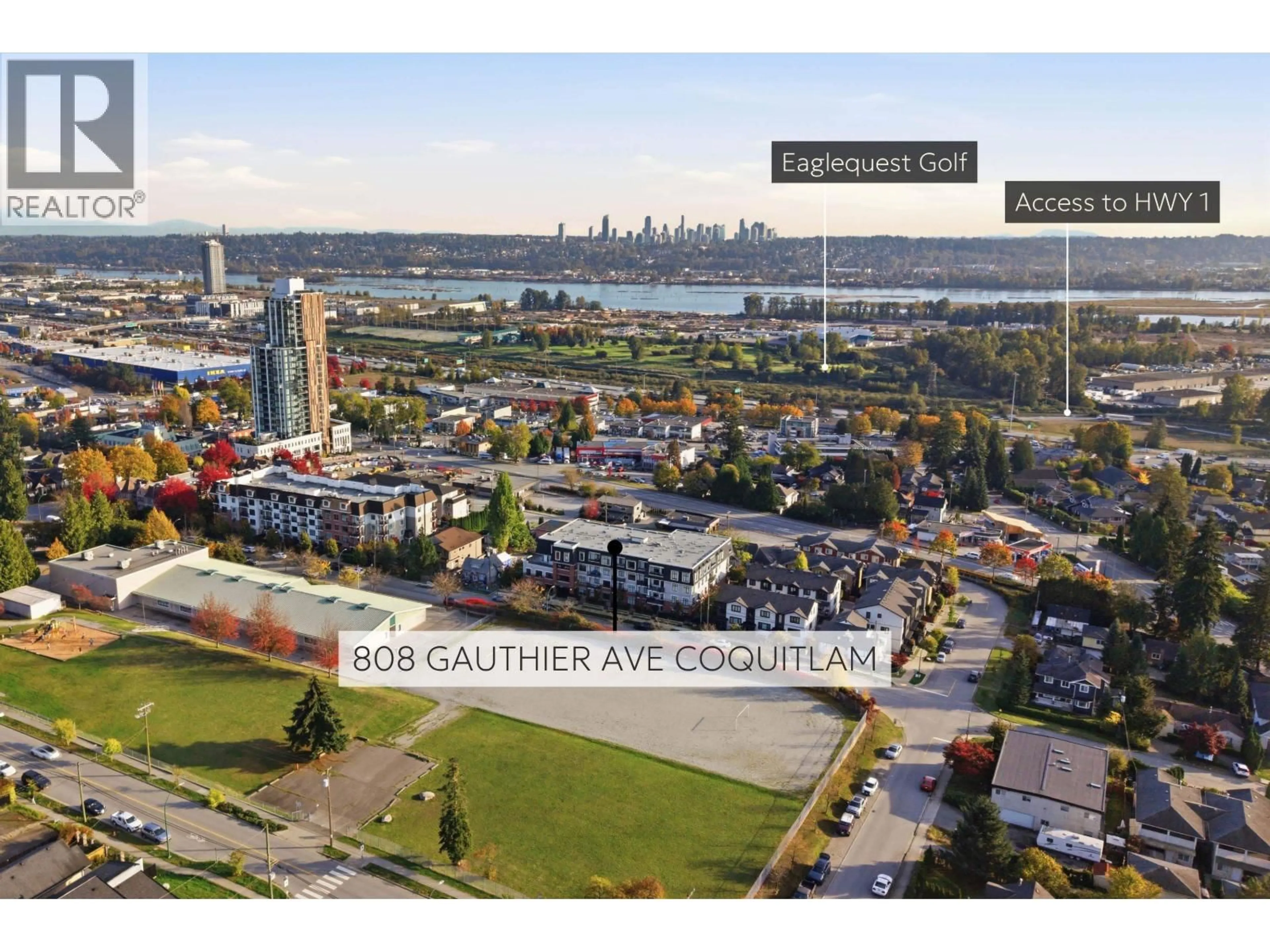 A pic from outside/outdoor area/front of a property/back of a property/a pic from drone, unknown for 307 - 808 GAUTHIER AVENUE, Coquitlam British Columbia V3K1R9
