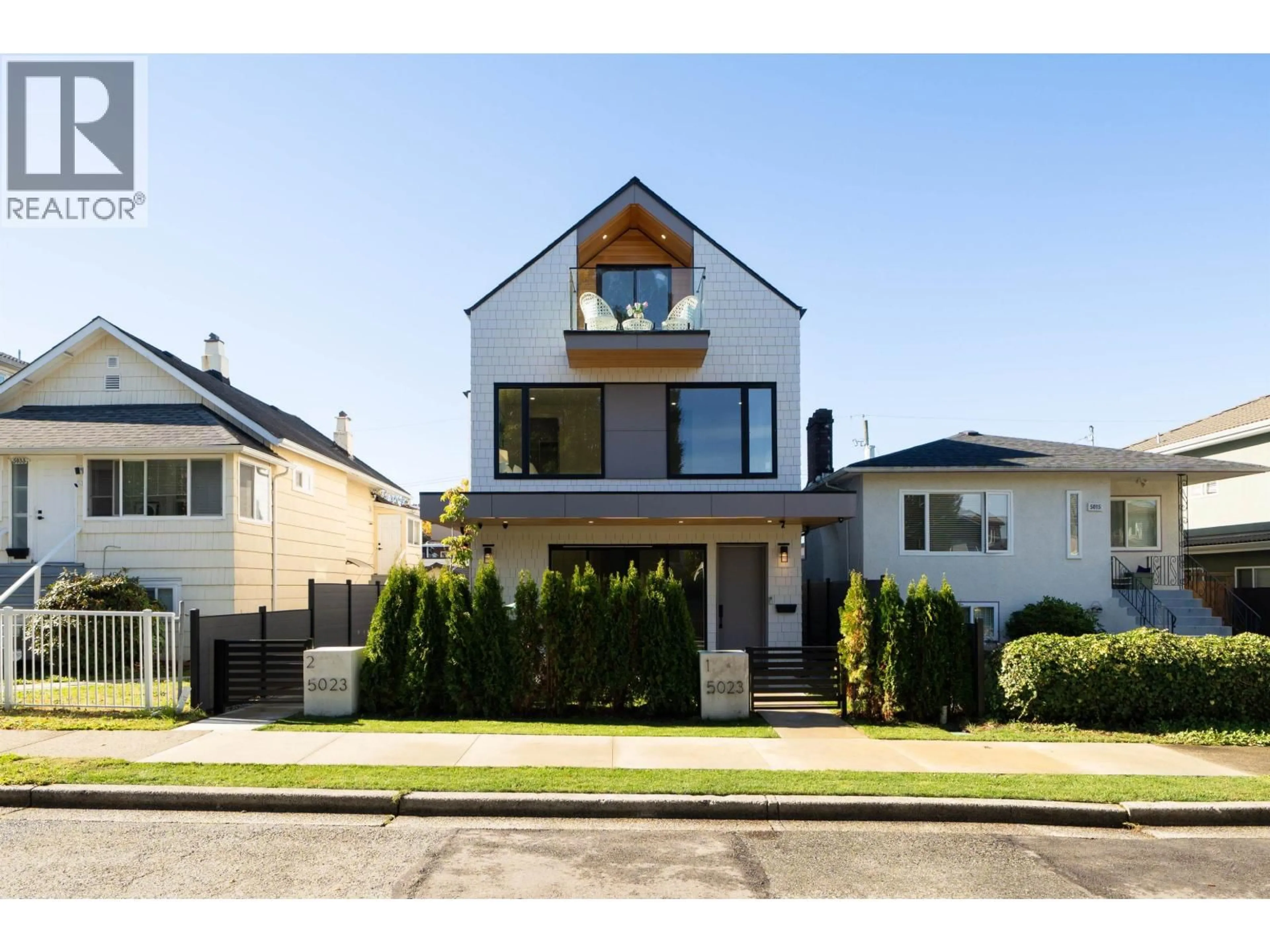 Home with vinyl exterior material, street for 1 - 5023 ROSS STREET, Vancouver British Columbia V5W3K6