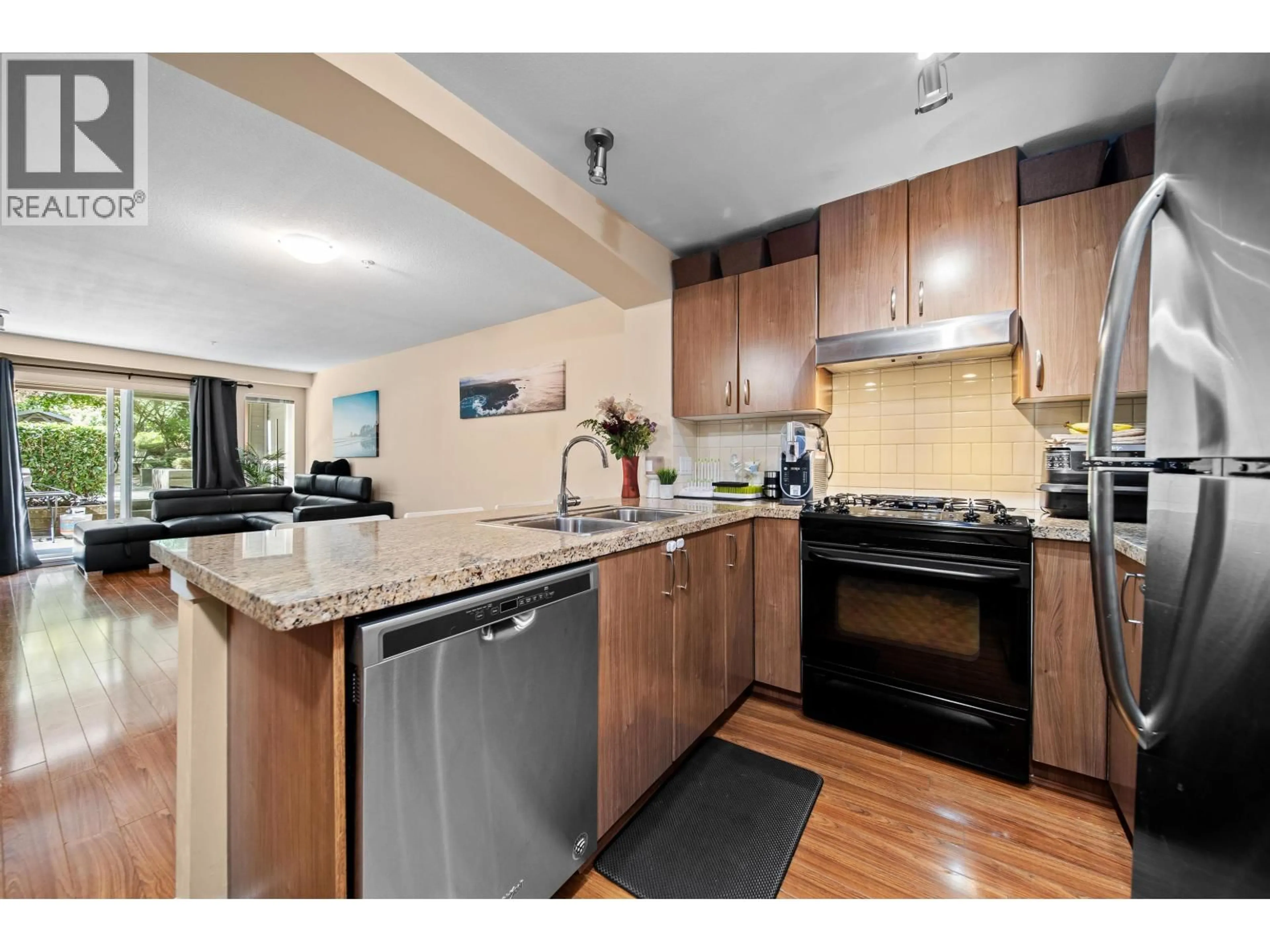 Standard kitchen, wood/laminate floor for 211 - 1330 GENEST WAY, Coquitlam British Columbia V3E0A4