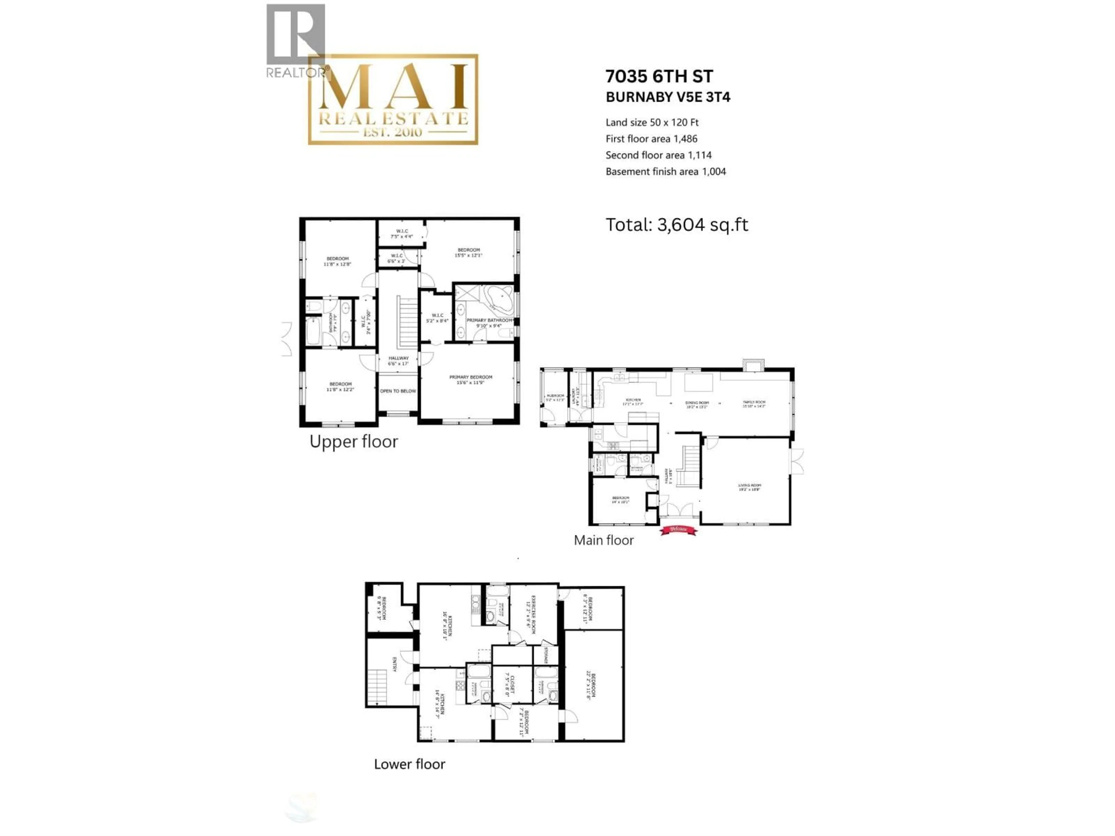 Floor plan for 7035 6TH STREET, Burnaby British Columbia V5E3T4