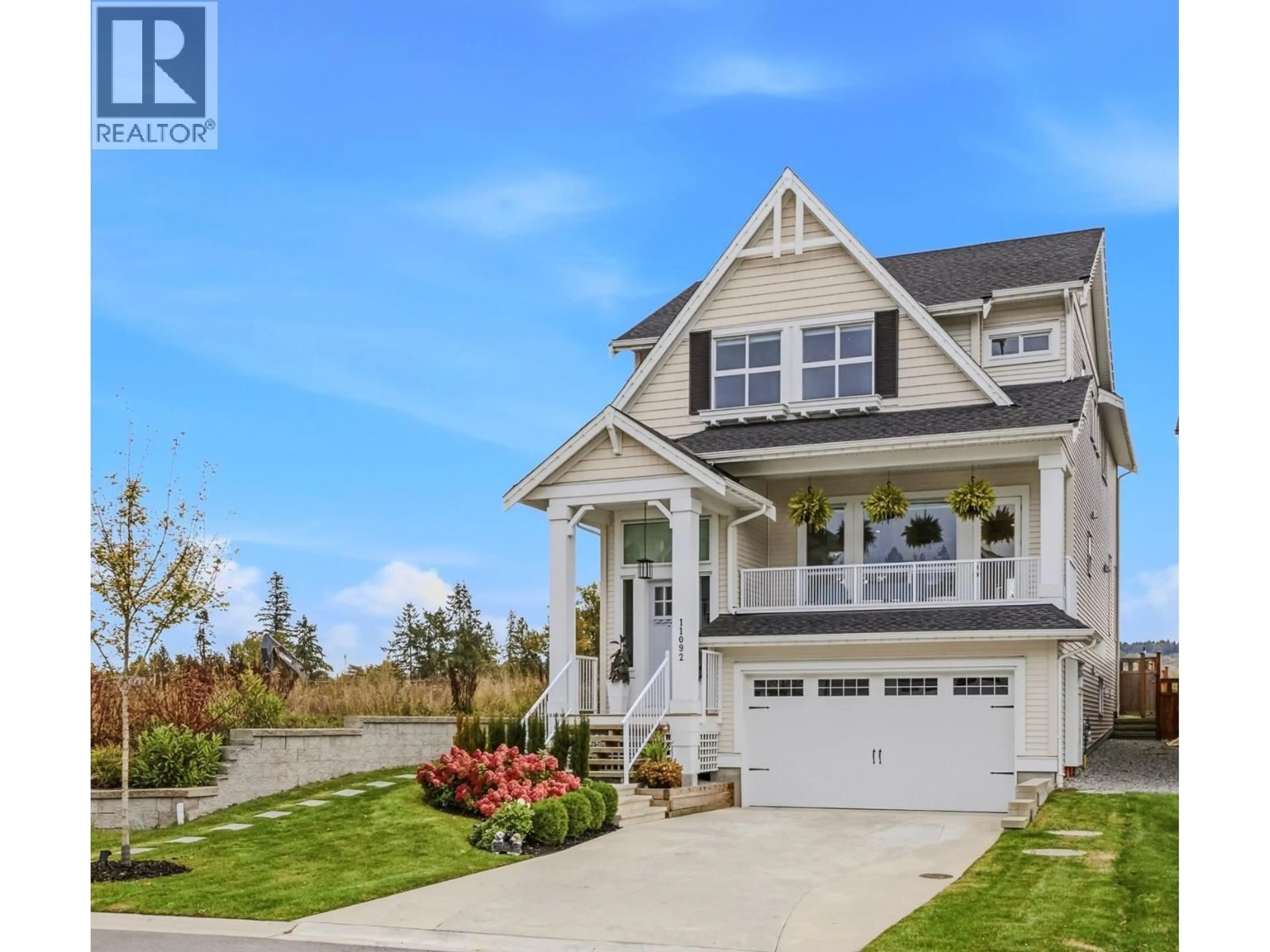Home with vinyl exterior material, street for 11092 HARRIS DRIVE, Maple Ridge British Columbia V2W0K7