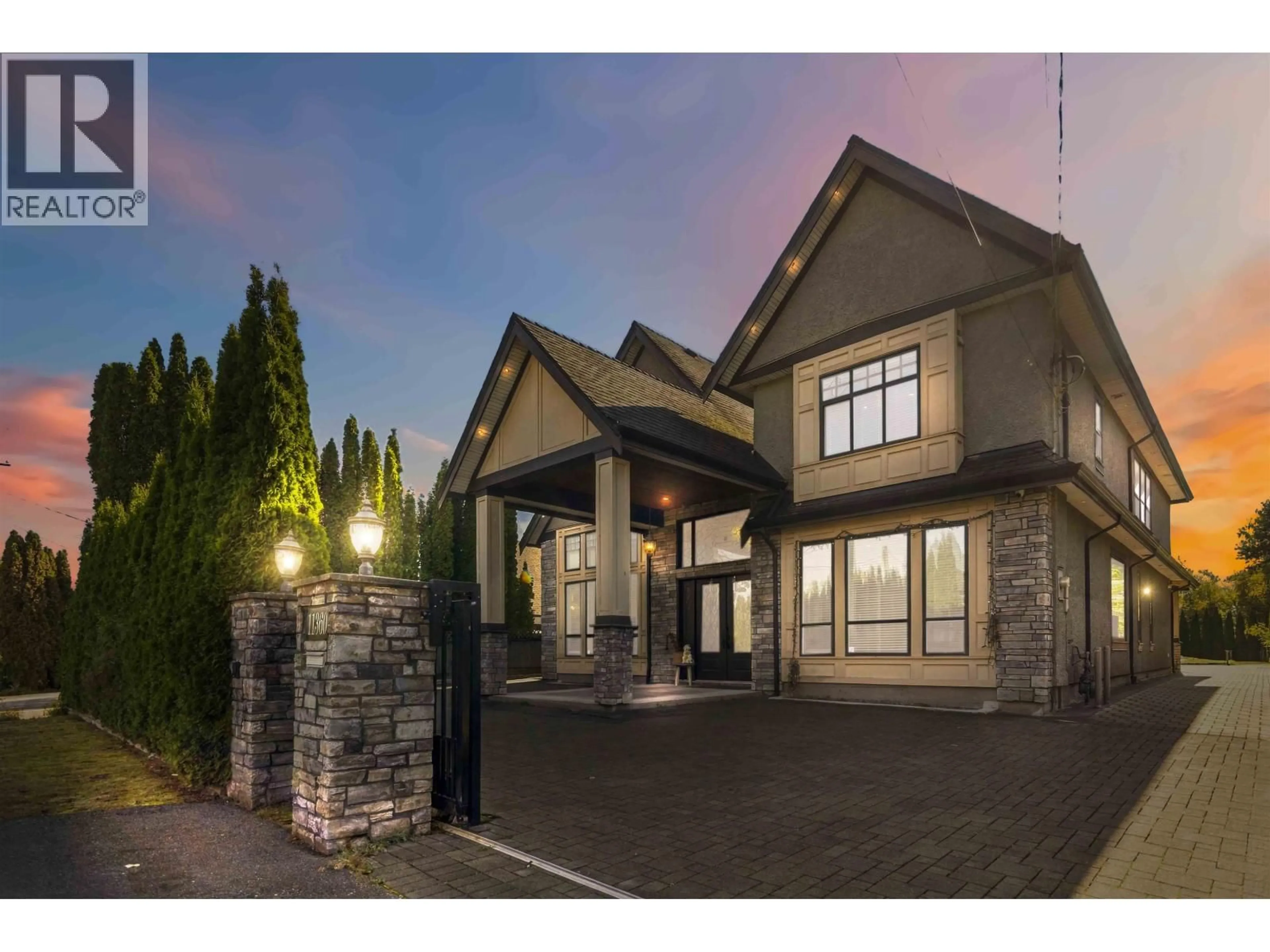 Home with brick exterior material, mountain view for 11360 GRANVILLE AVENUE, Richmond British Columbia V6Y1R6