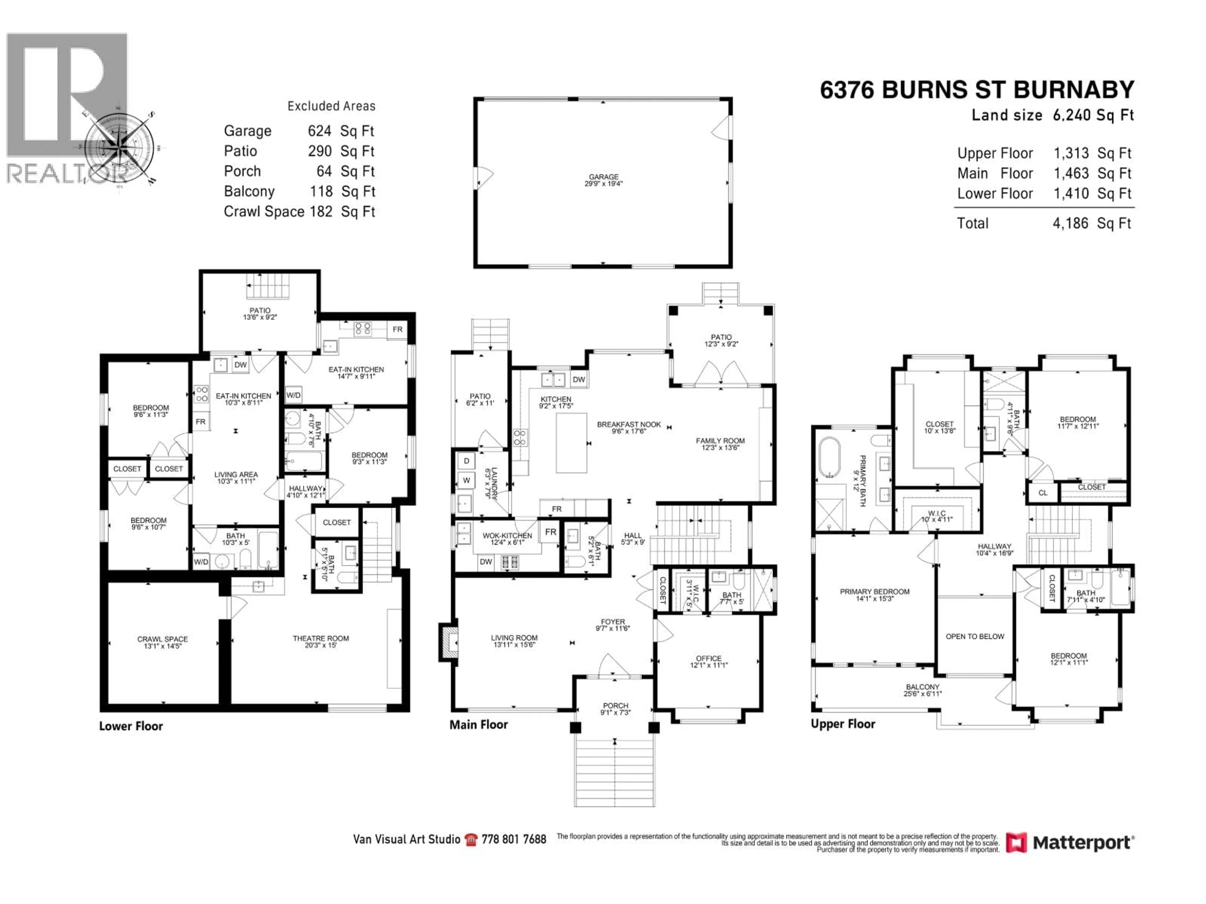 Floor plan for 6376 BURNS STREET, Burnaby British Columbia V5E1T2