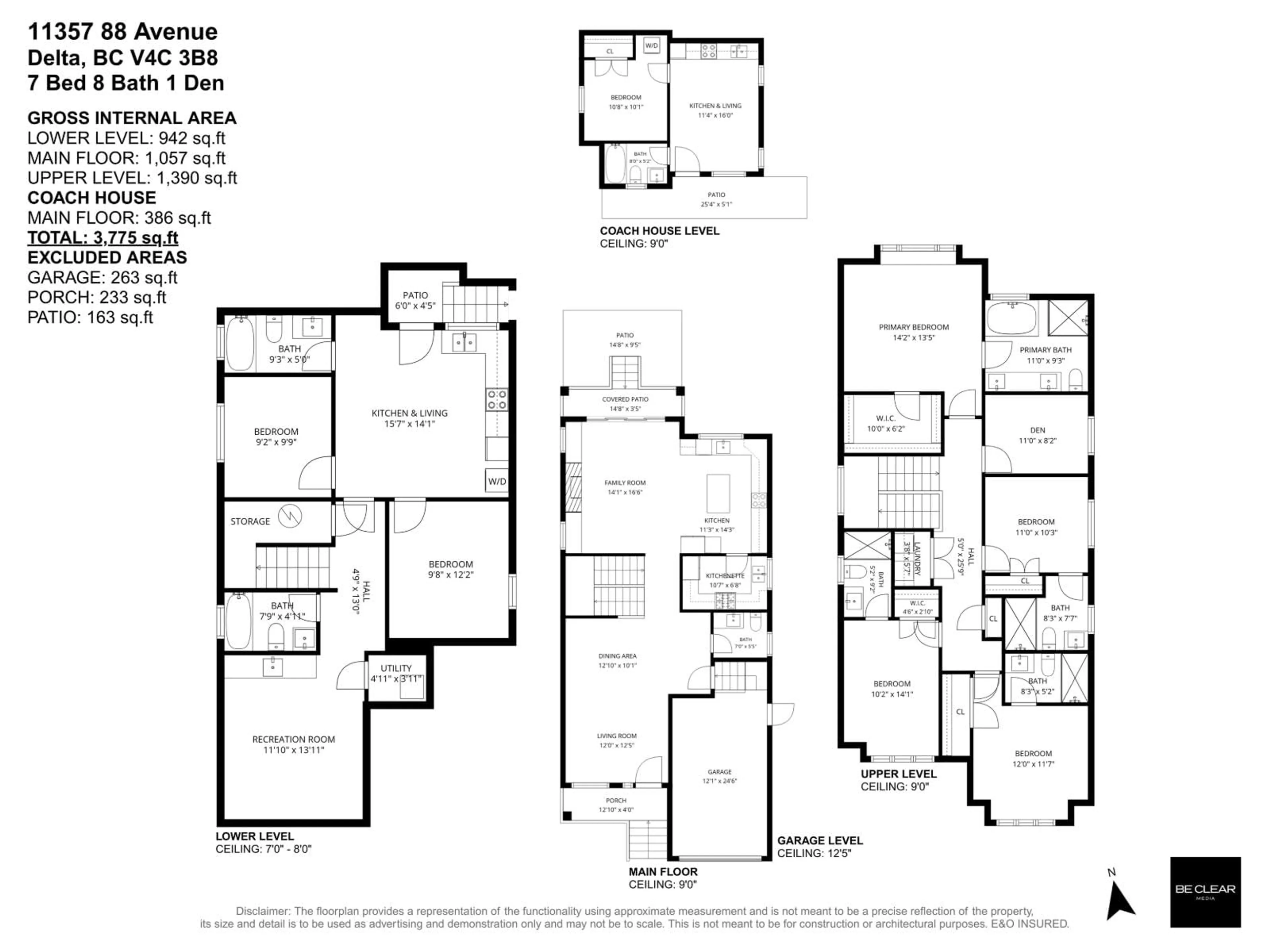 Floor plan for 11357 88 AVENUE, Delta British Columbia V4C3B8