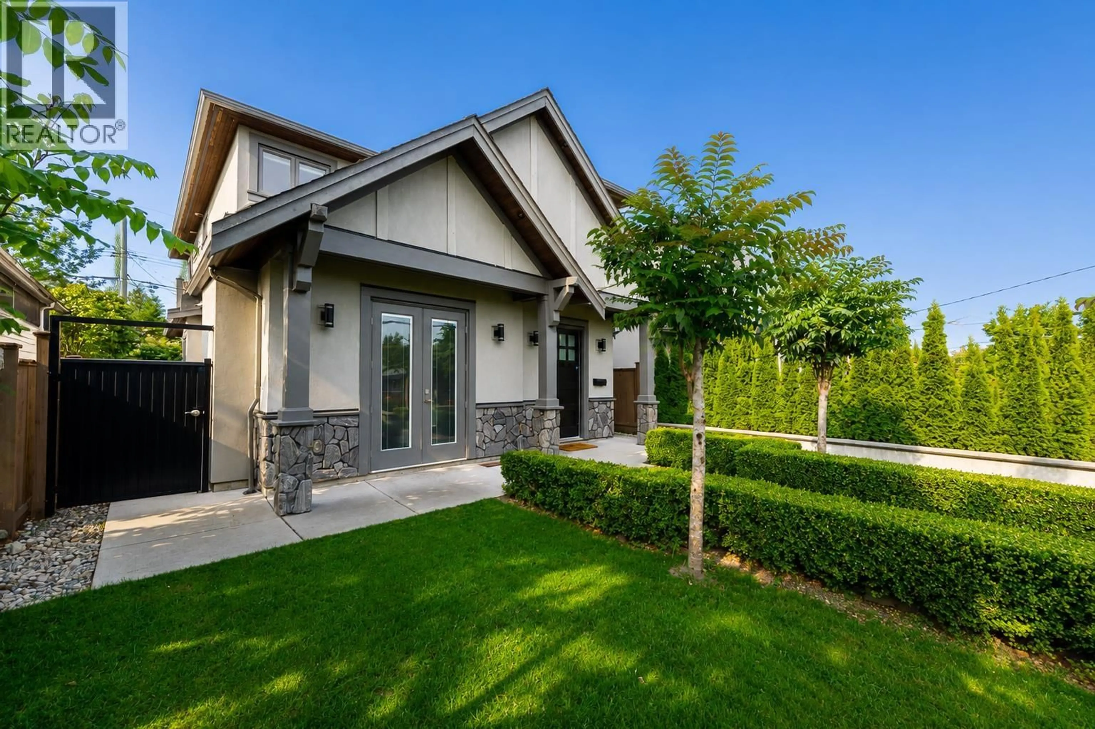 Home with brick exterior material, street for 6585 HALIFAX STREET, Burnaby British Columbia V5B2P9