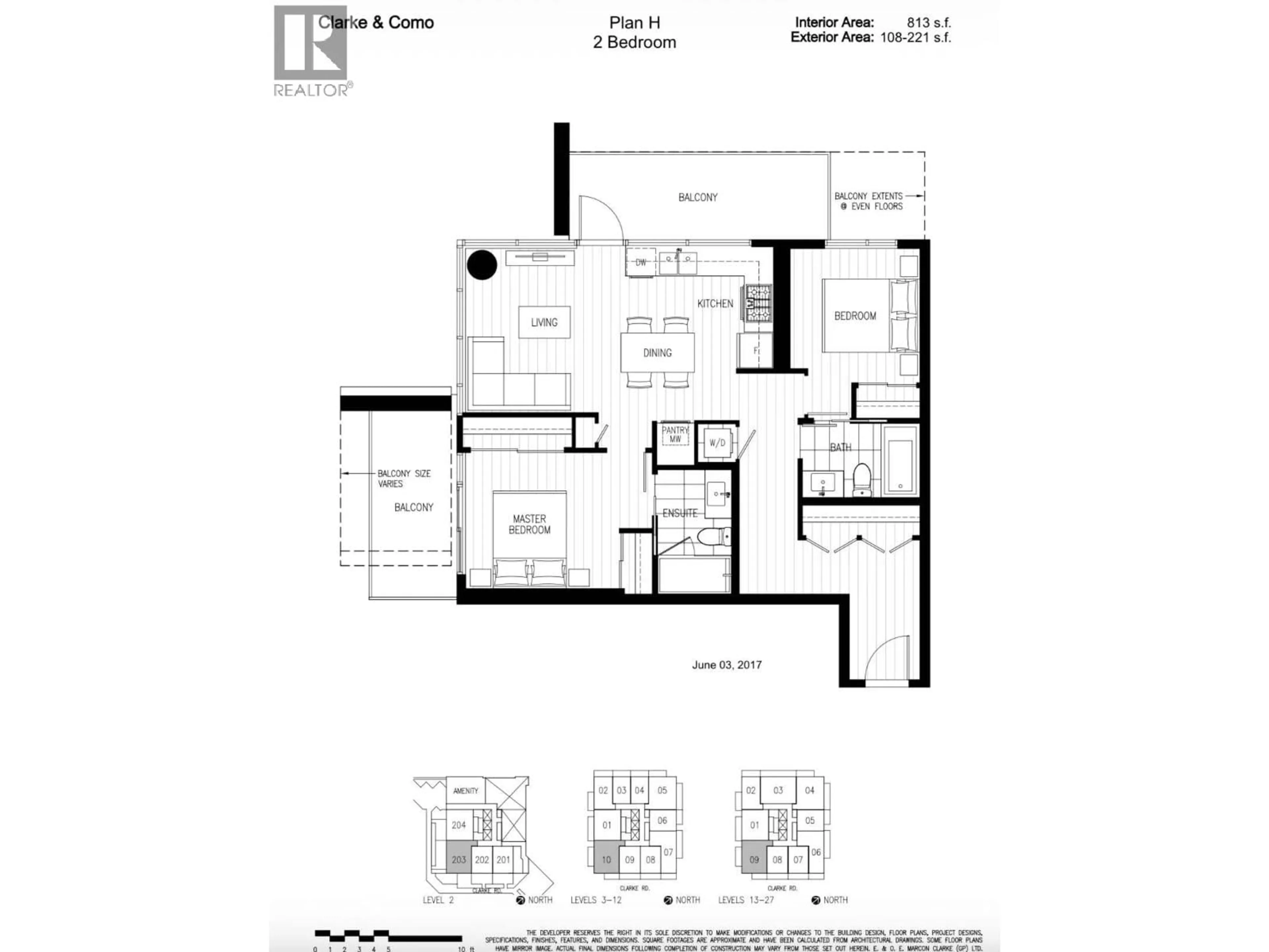 Floor plan for 1509 - 567 CLARKE ROAD, Coquitlam British Columbia V3J0K7