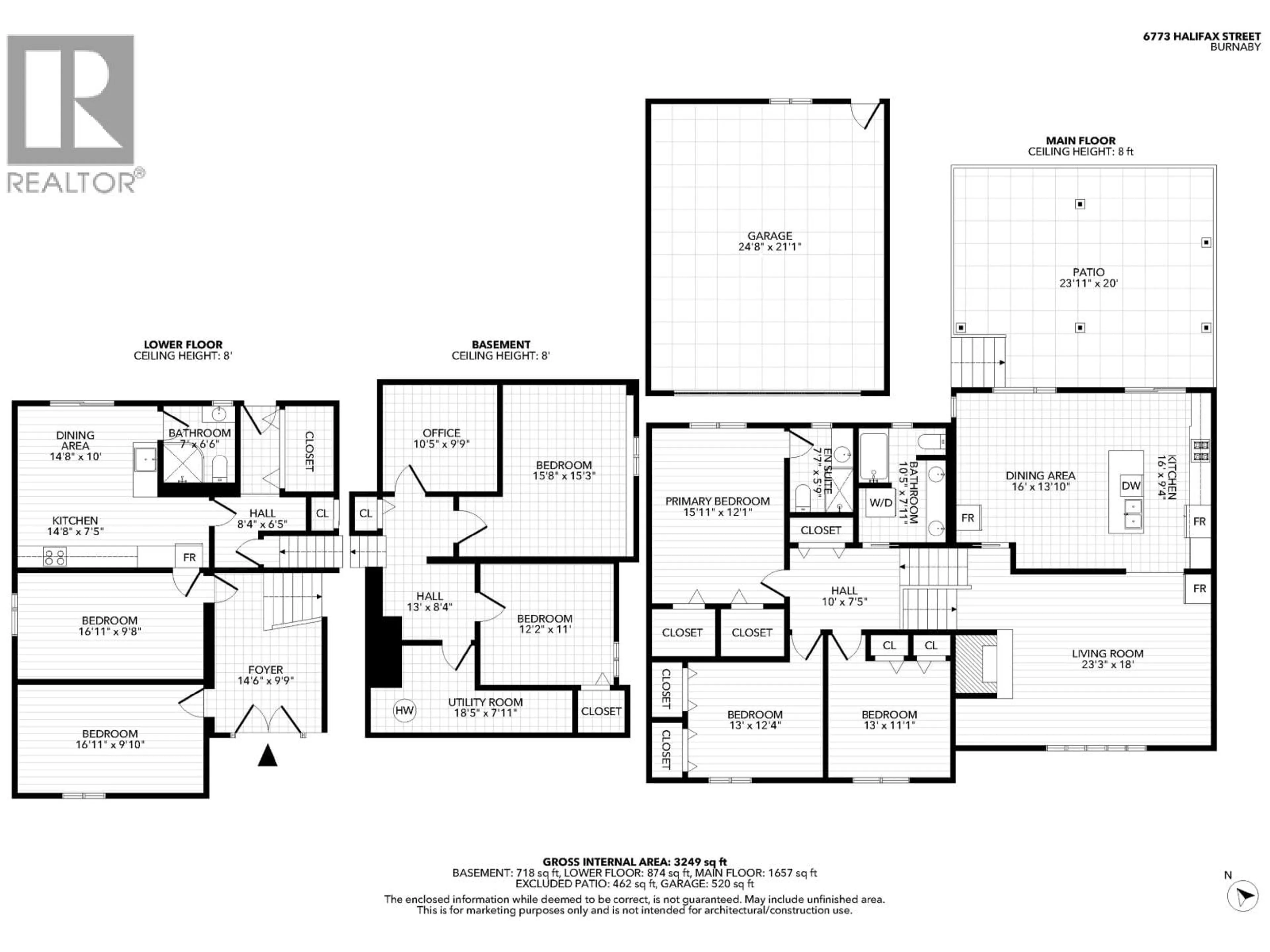 Floor plan for 6773 HALIFAX STREET, Burnaby British Columbia V5B2R3