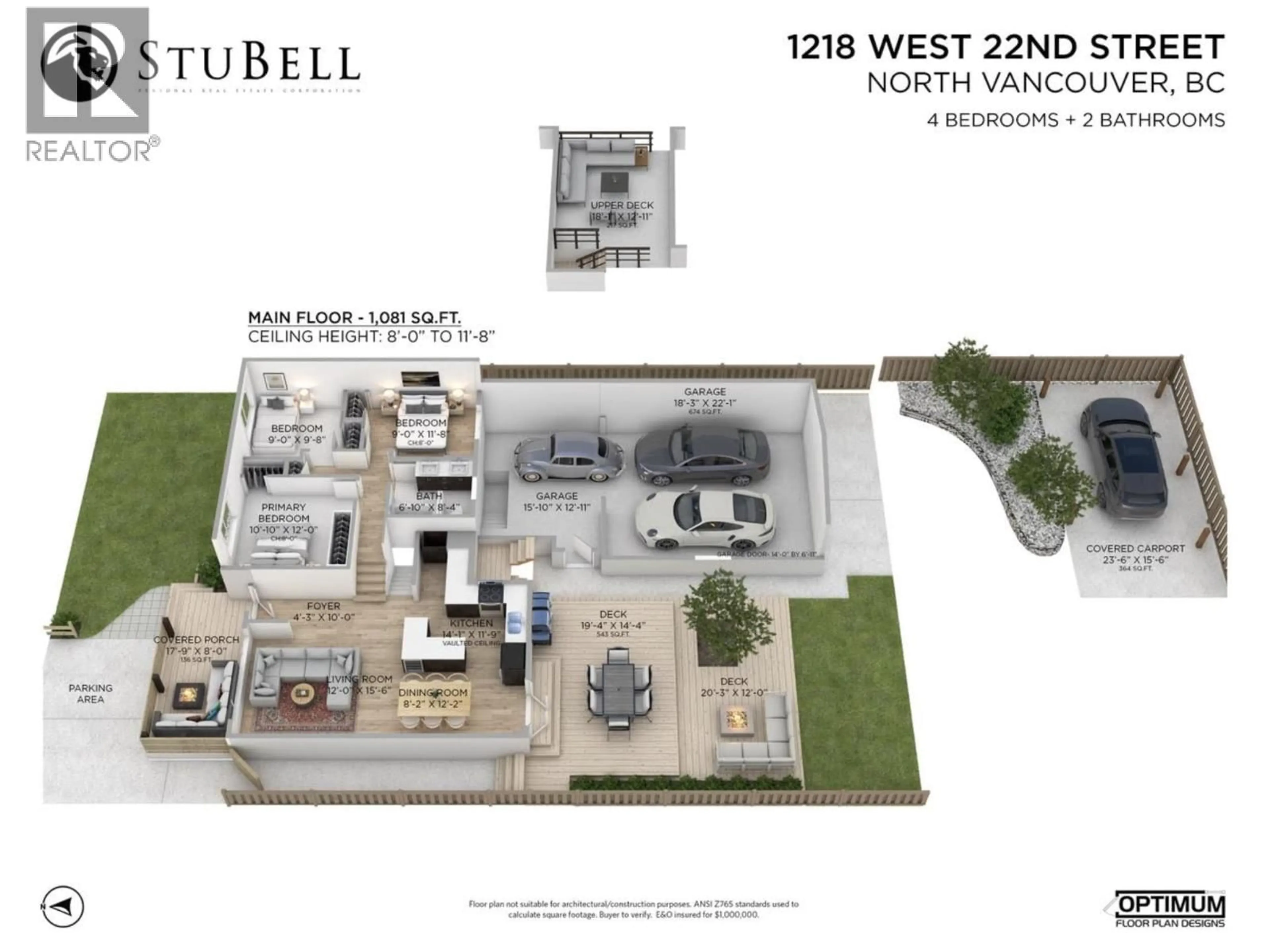 Floor plan for 1218 22ND STREET, North Vancouver British Columbia V7P2G1