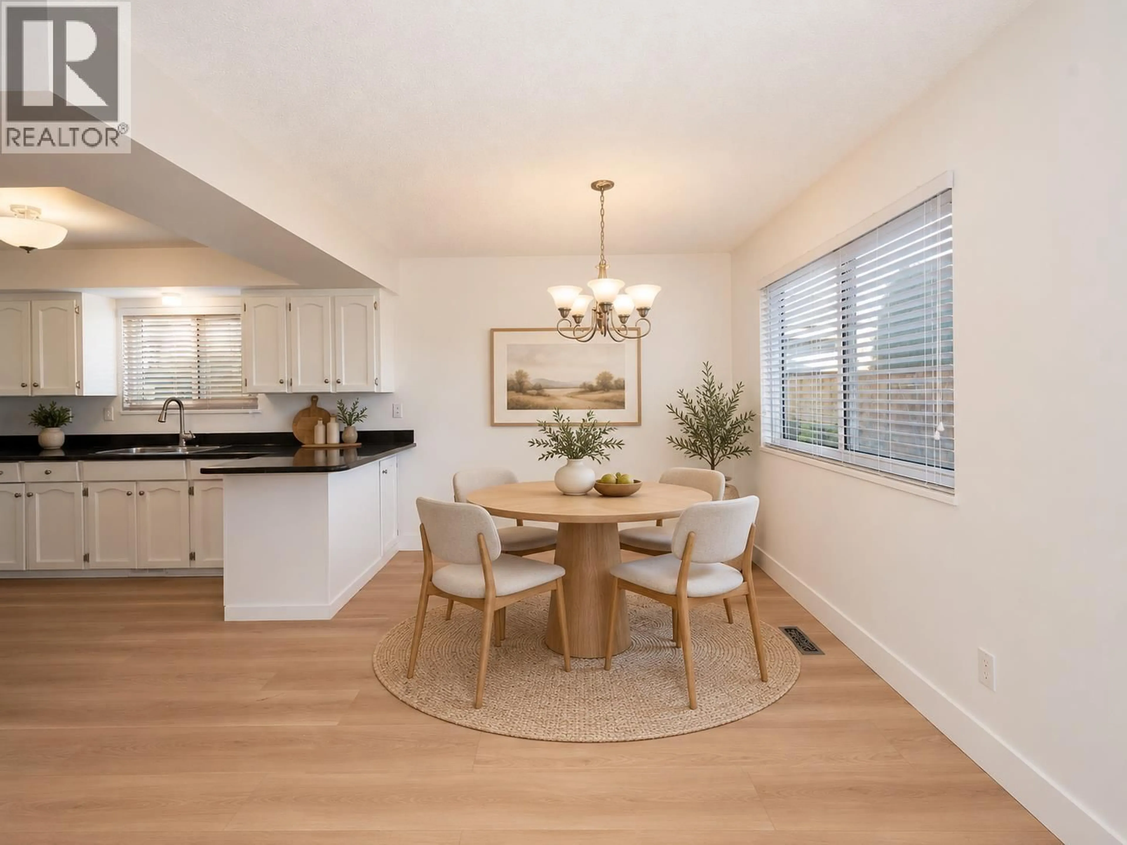 Open concept kitchen, wood/laminate floor for 9866 ASHWOOD DRIVE, Richmond British Columbia V6Y2Z6