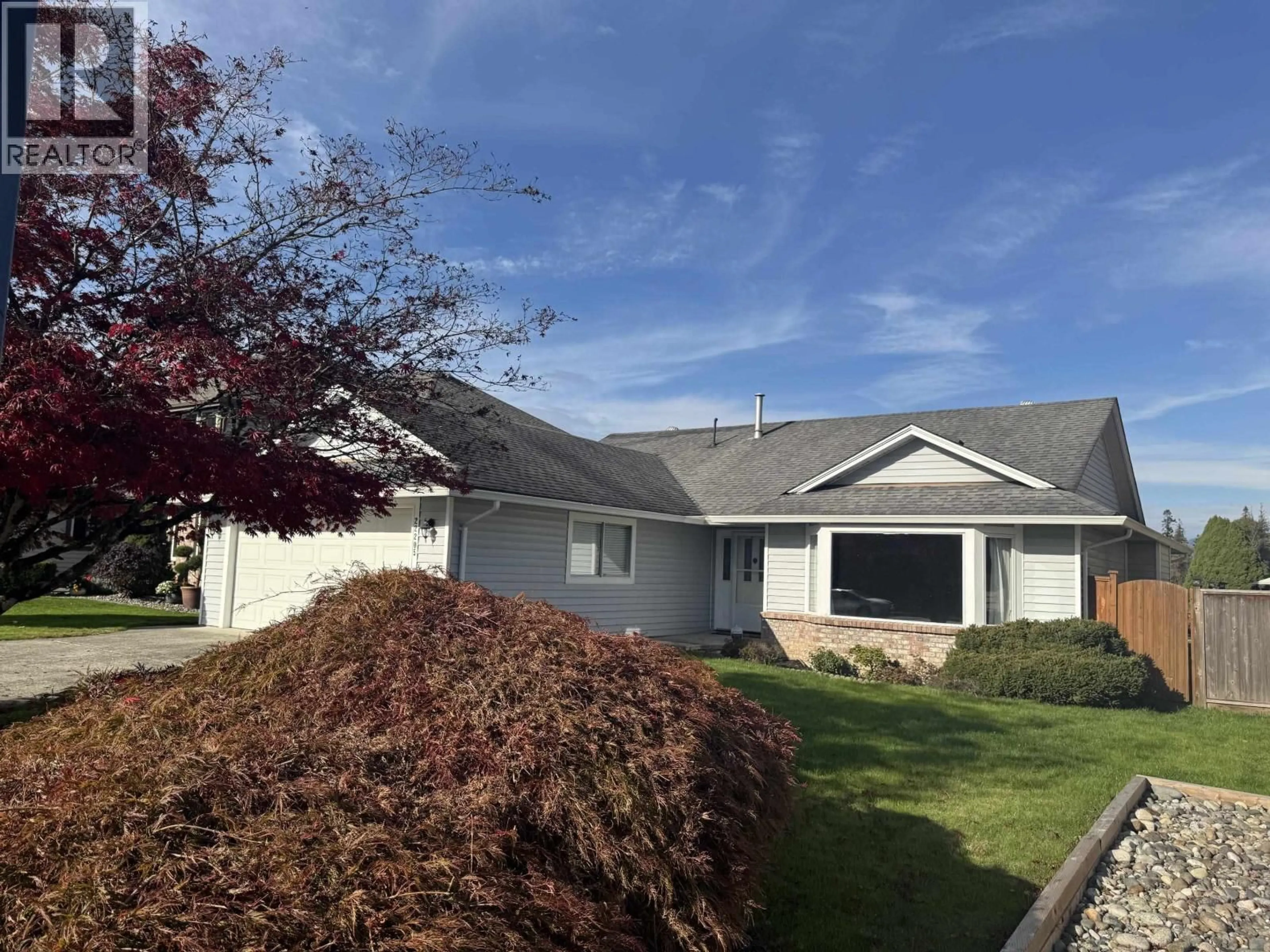 Home with vinyl exterior material, street for 22205 126 AVENUE, Maple Ridge British Columbia V2X0W5