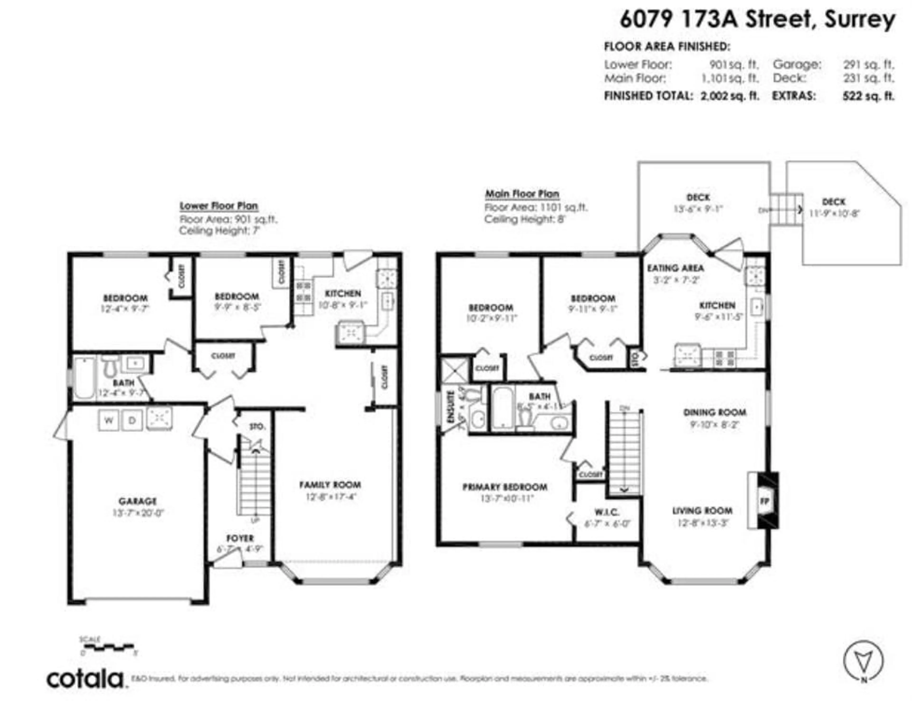 Floor plan for 6079 173A STREET, Surrey British Columbia V3S6Y3