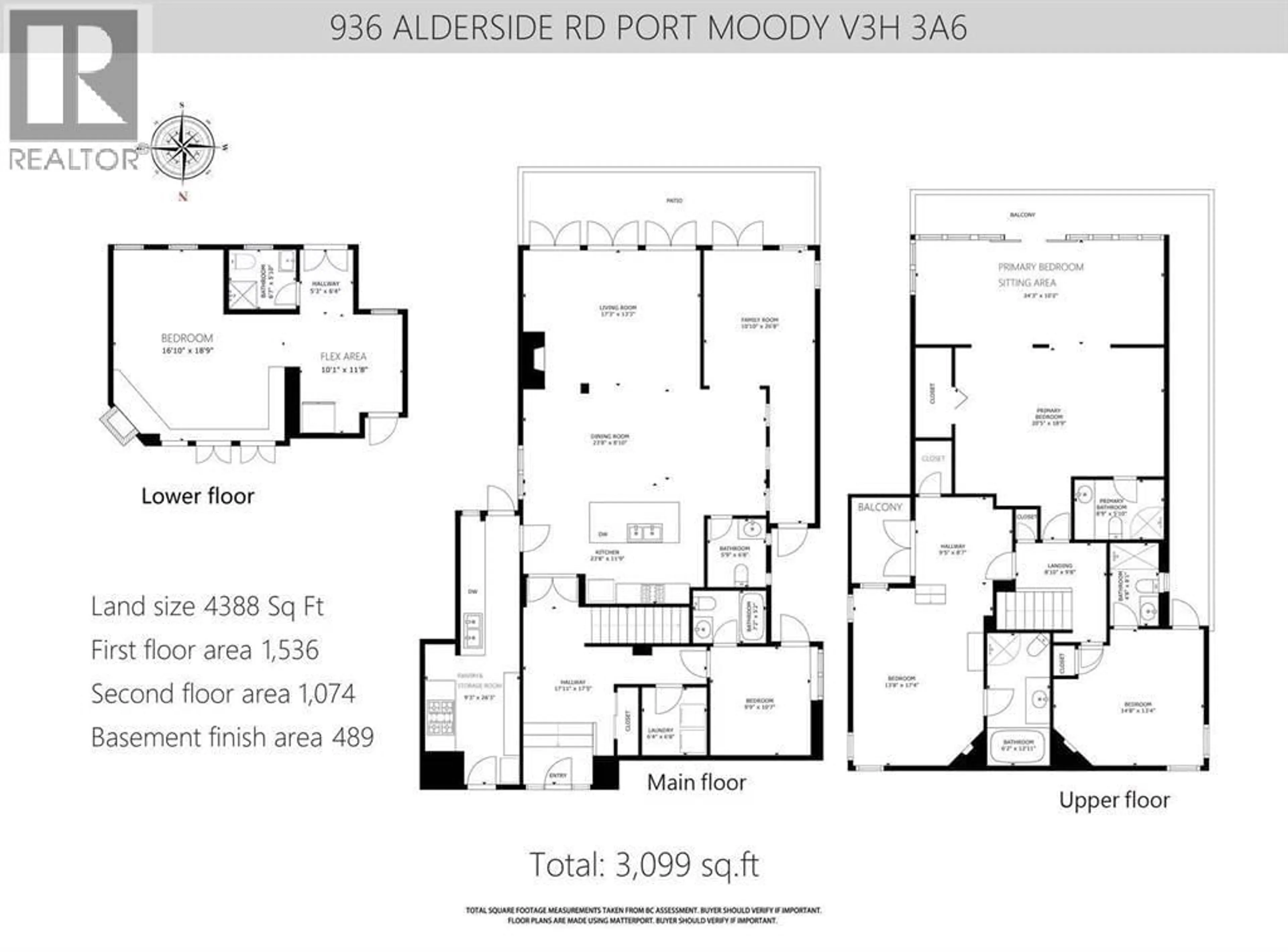 Floor plan for 936 ALDERSIDE ROAD, Port Moody British Columbia V3H3A6