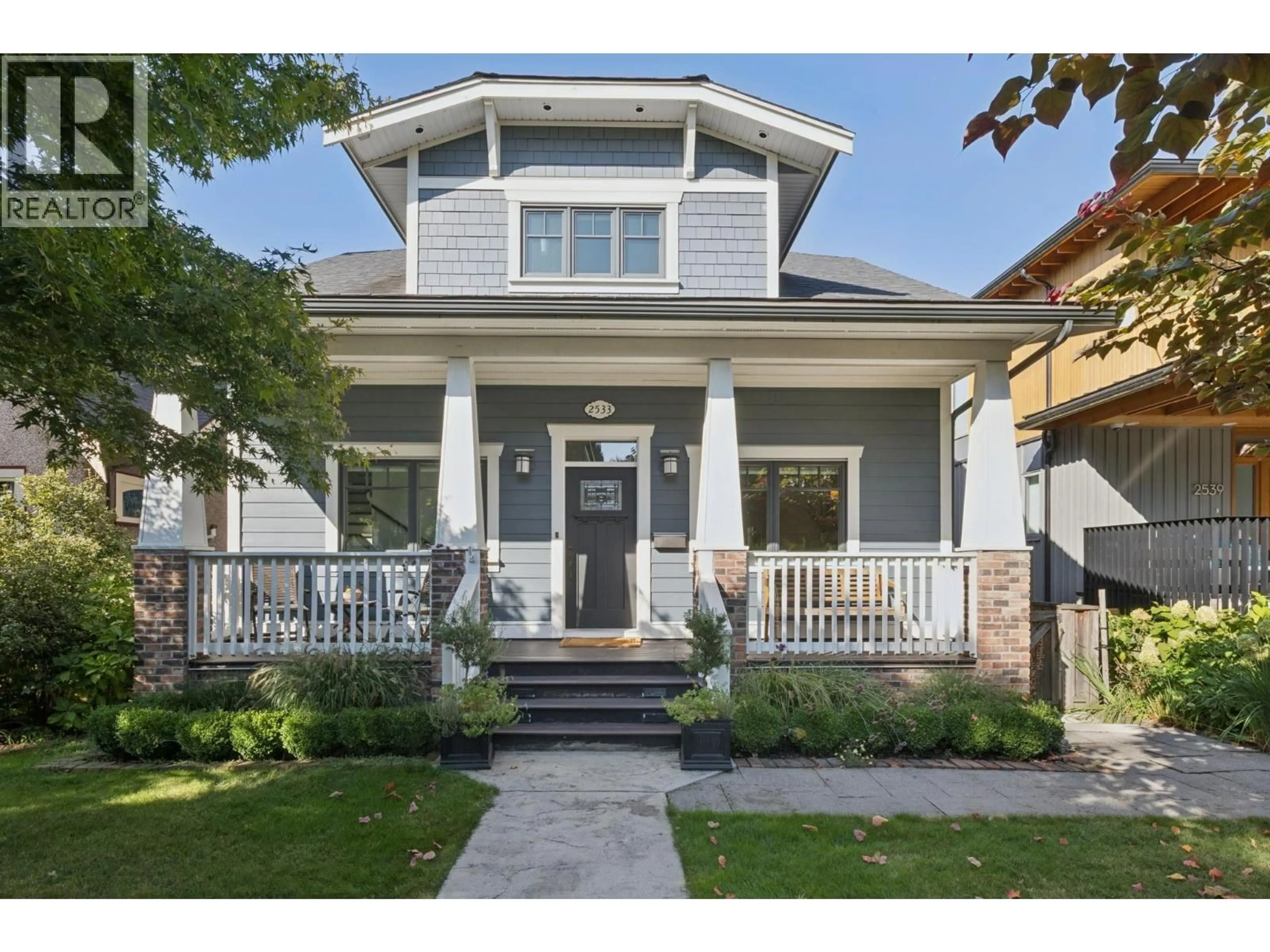 Home with brick exterior material, street for 2533 KITCHENER STREET, Vancouver British Columbia V5K3C7
