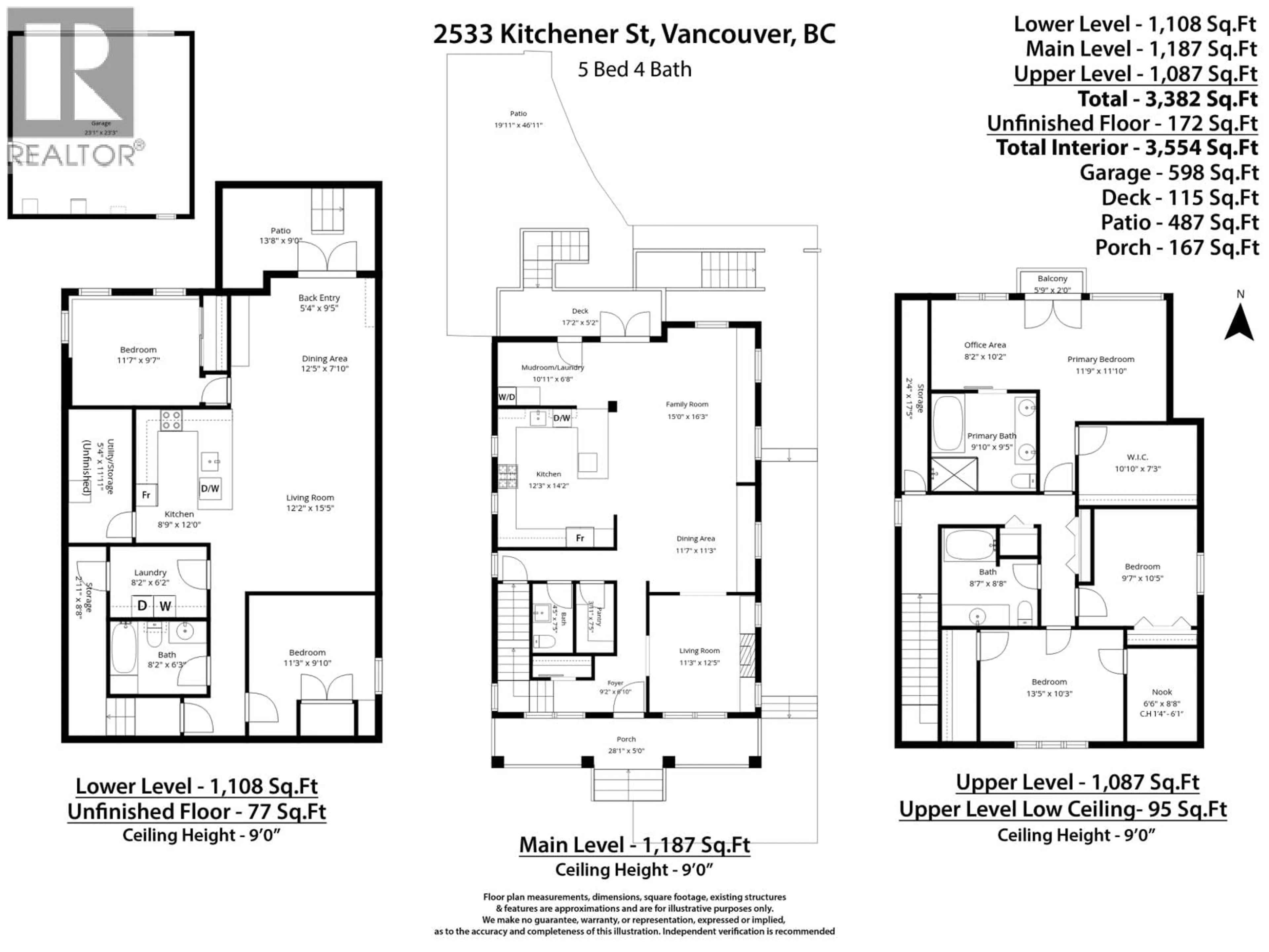 Floor plan for 2533 KITCHENER STREET, Vancouver British Columbia V5K3C7