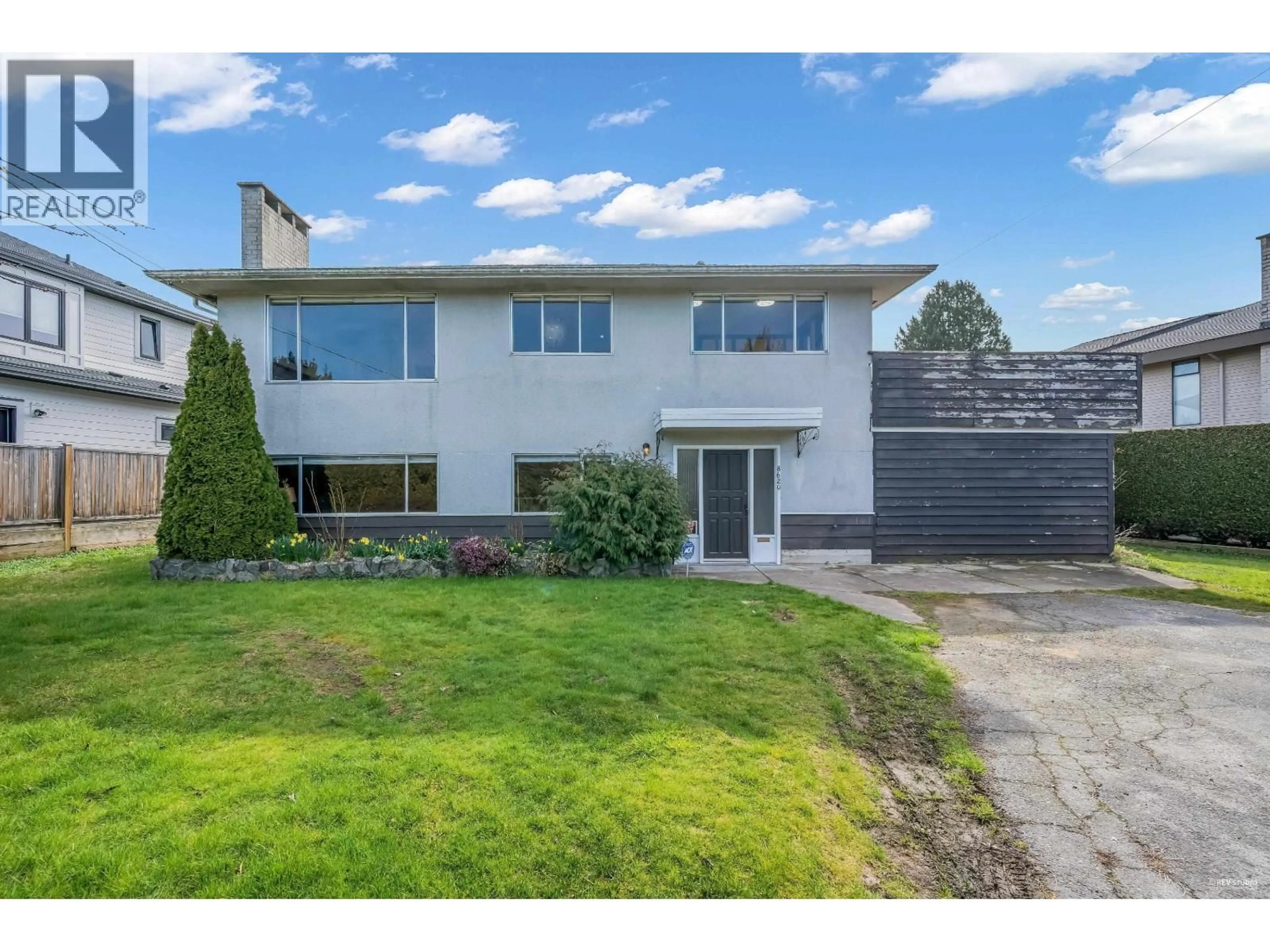 A pic from outside/outdoor area/front of a property/back of a property/a pic from drone, street for 8620 CAMDEN CRESCENT, Richmond British Columbia V7C3G4