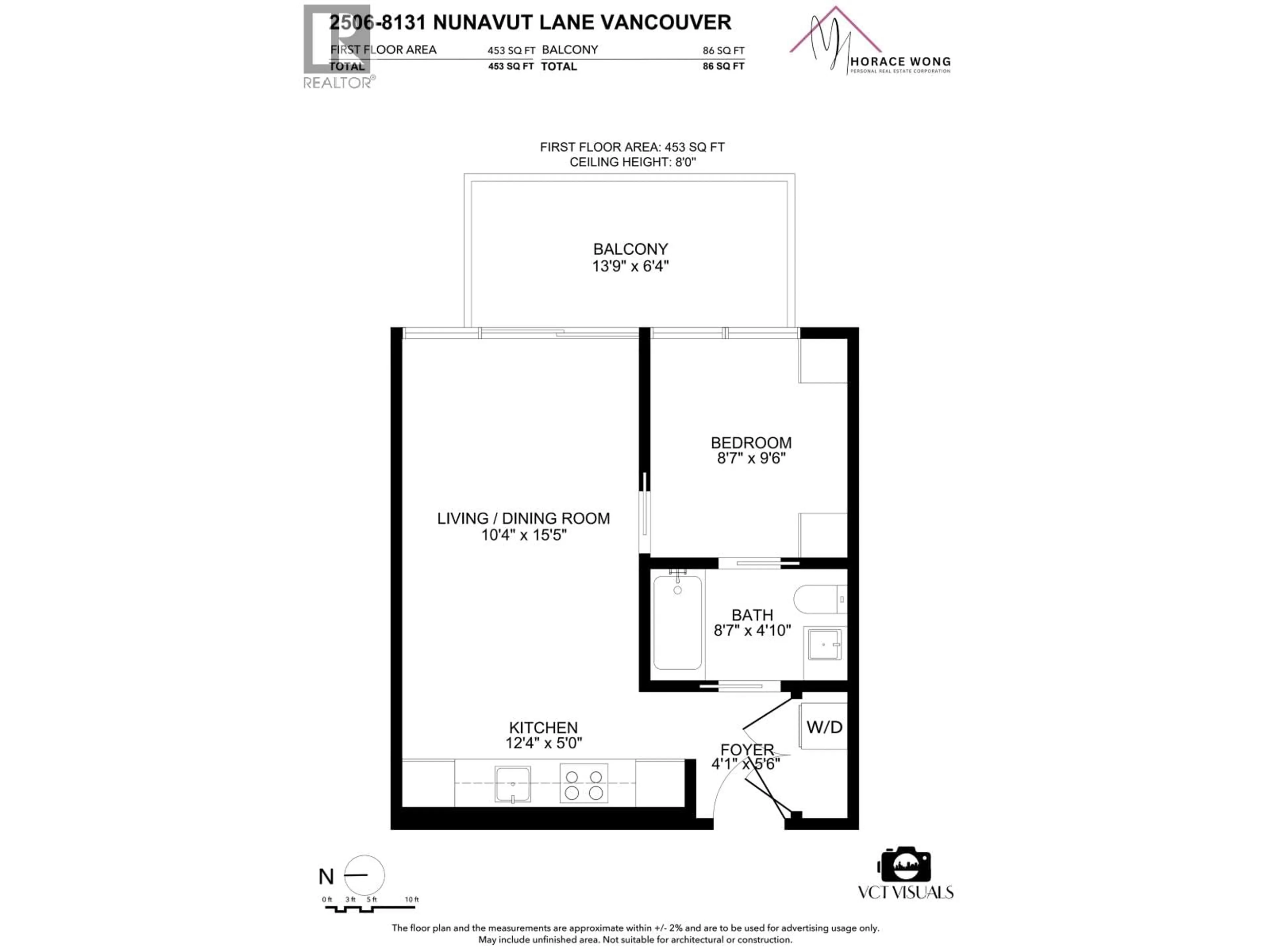 Floor plan for 2506 - 8131 NUNAVUT LANE, Vancouver British Columbia V5X0E2