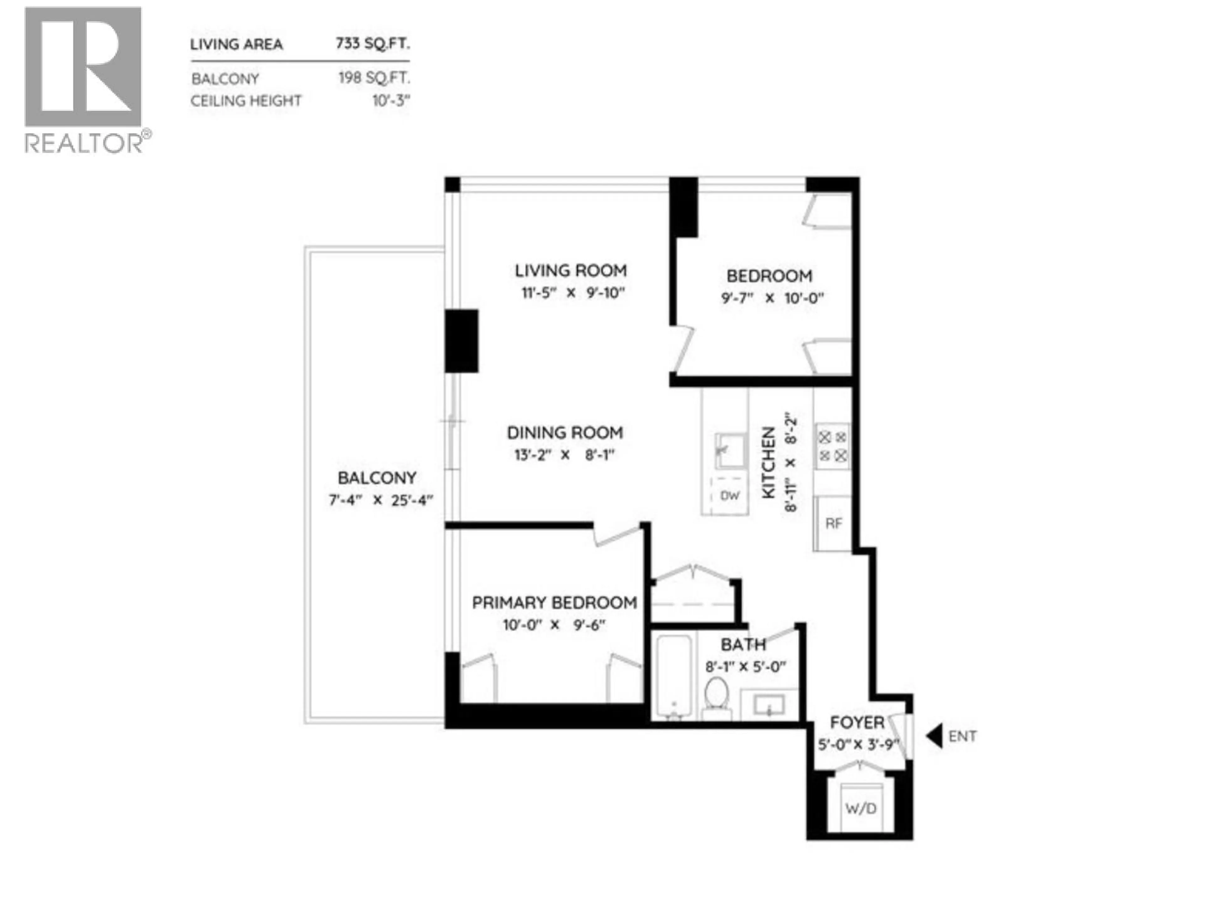 Floor plan for 2509 - 652 WHITING WAY, Coquitlam British Columbia V3J0K3