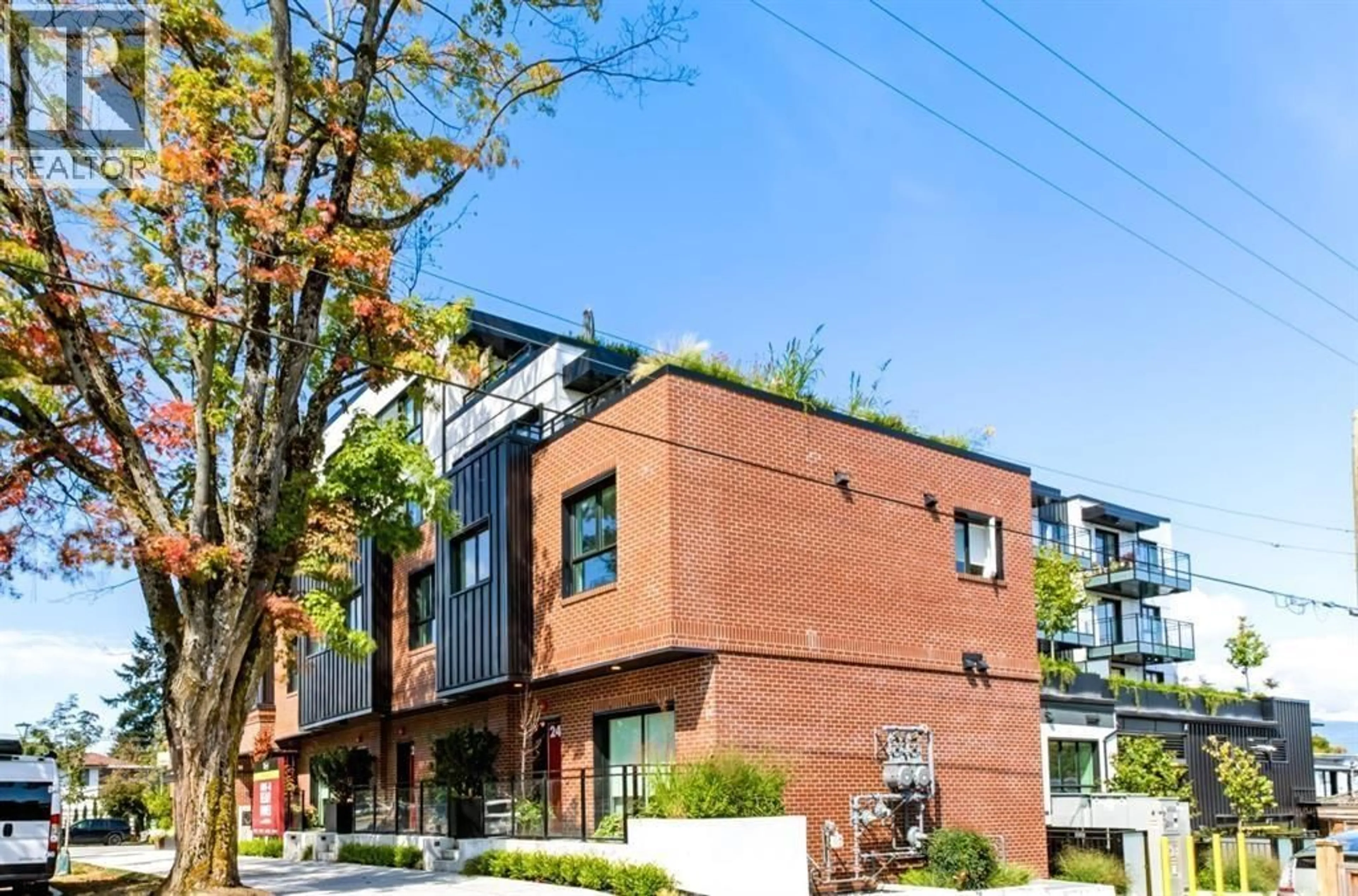 Home with brick exterior material, street for 406 - 2419 GRANT STREET, Vancouver British Columbia V5K3G5
