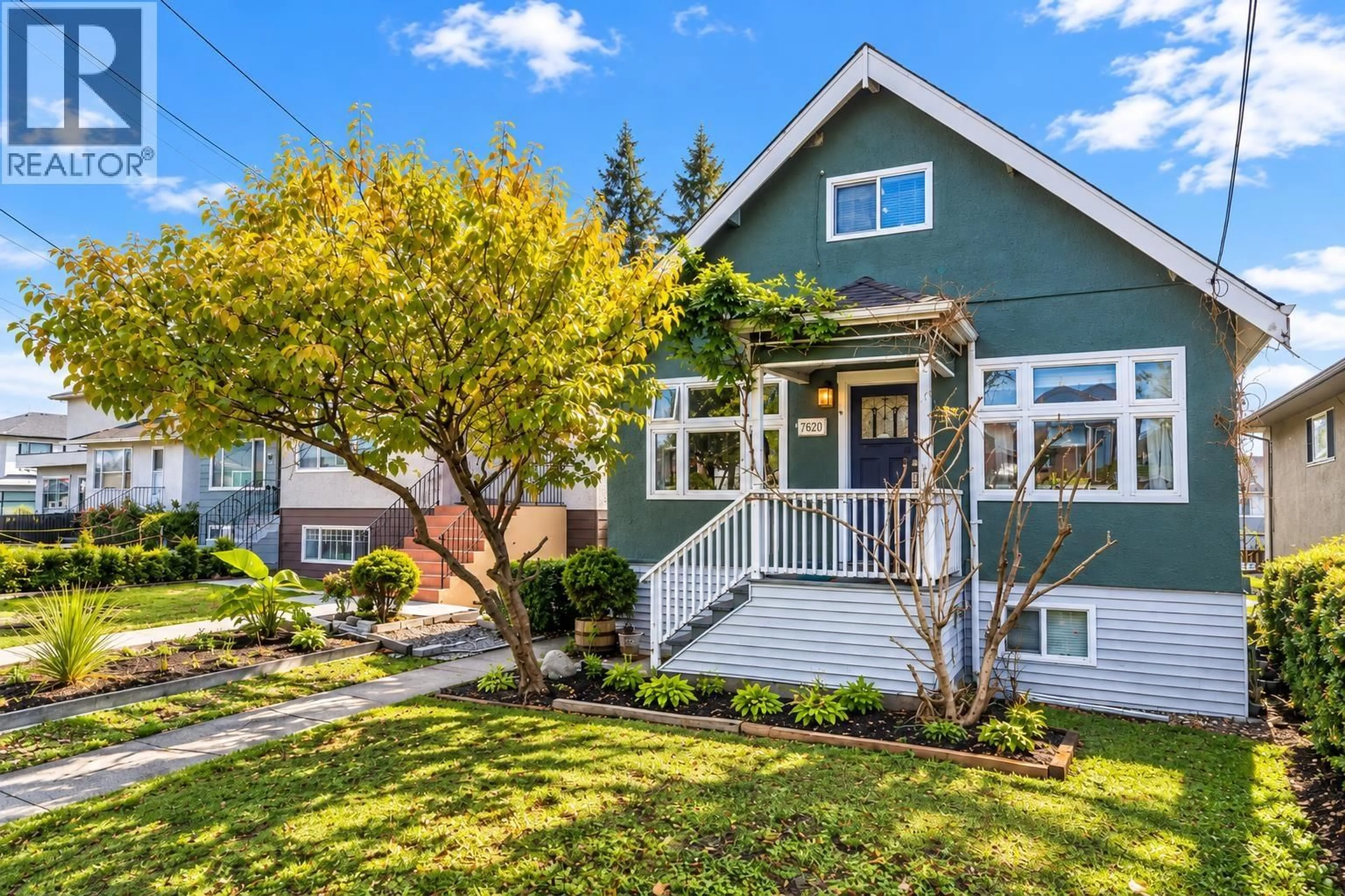 Home with vinyl exterior material, street for 7620 14TH AVENUE, Burnaby British Columbia V3N2A5