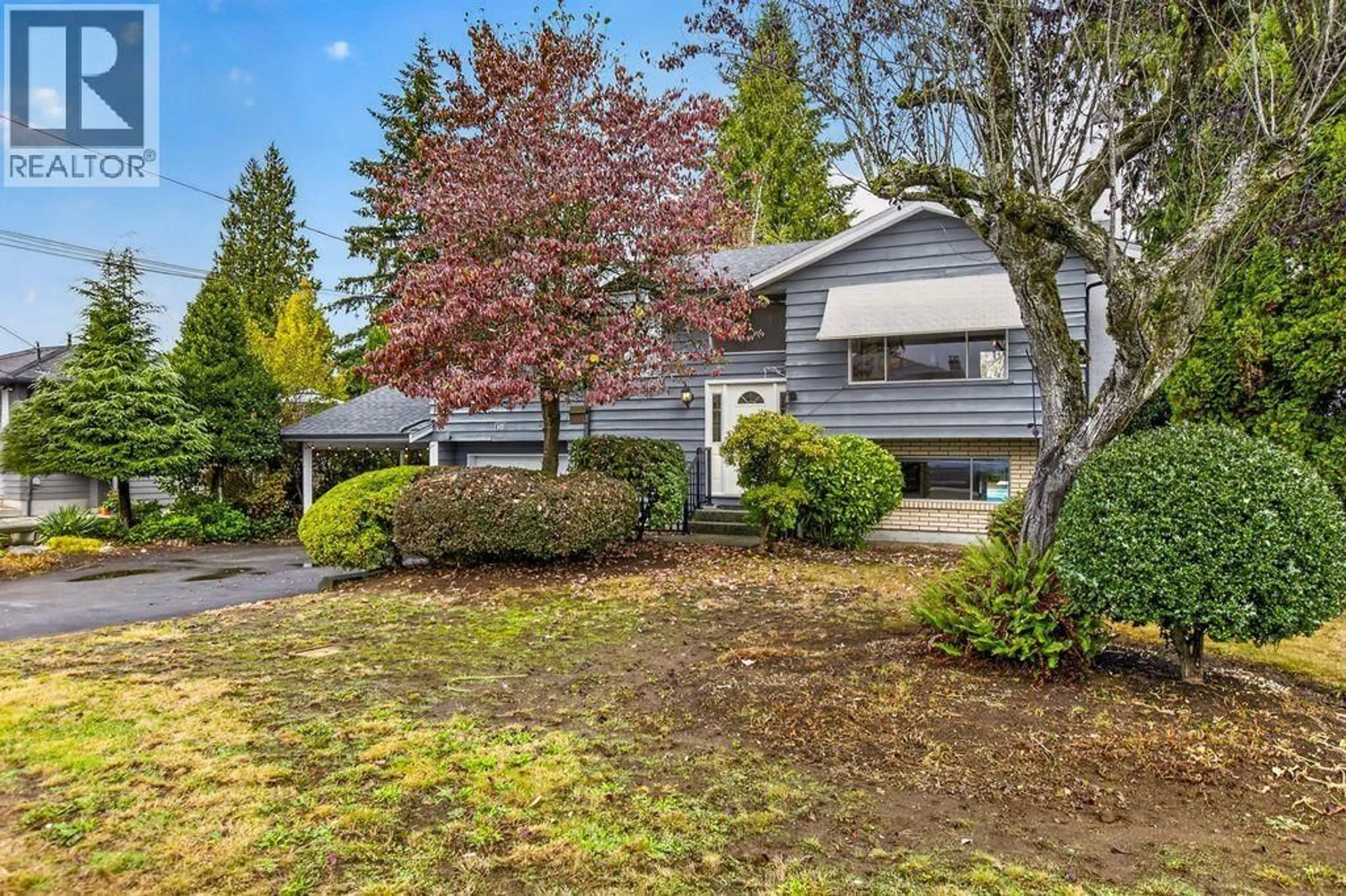 Home with vinyl exterior material, street for 1423 REGAN AVENUE, Coquitlam British Columbia V3J3B6
