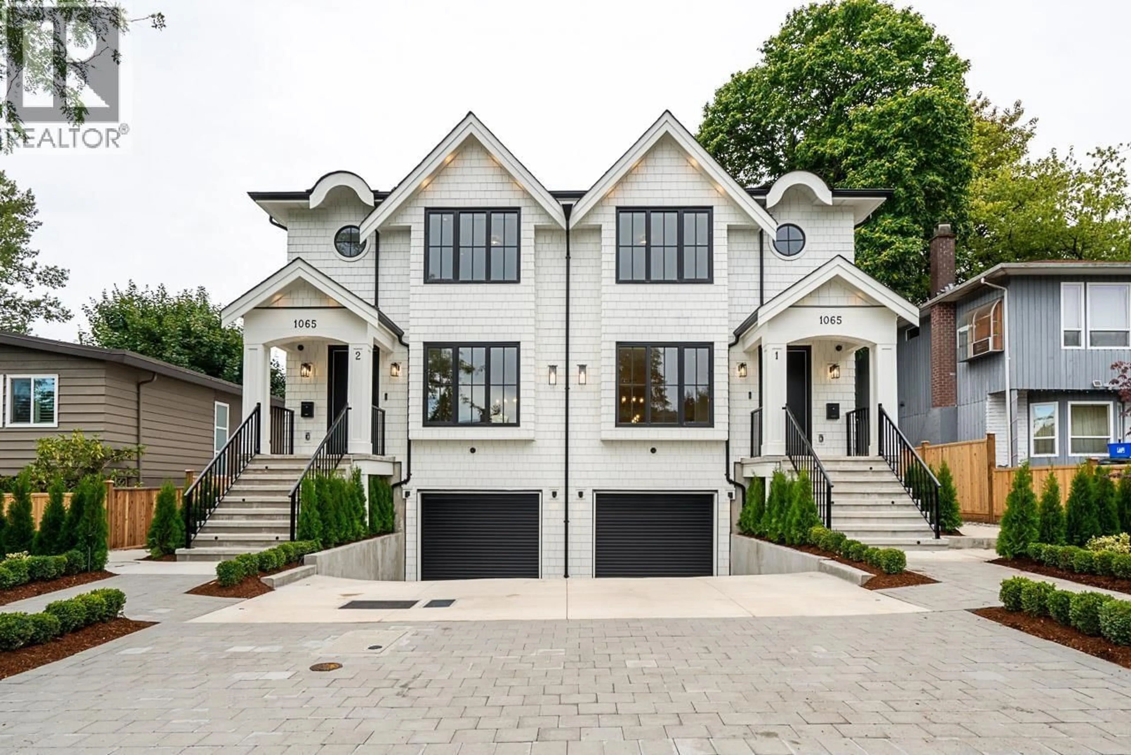 Home with brick exterior material, street for 1 - 1065 RIDLEY DRIVE, Burnaby British Columbia V5A2N7