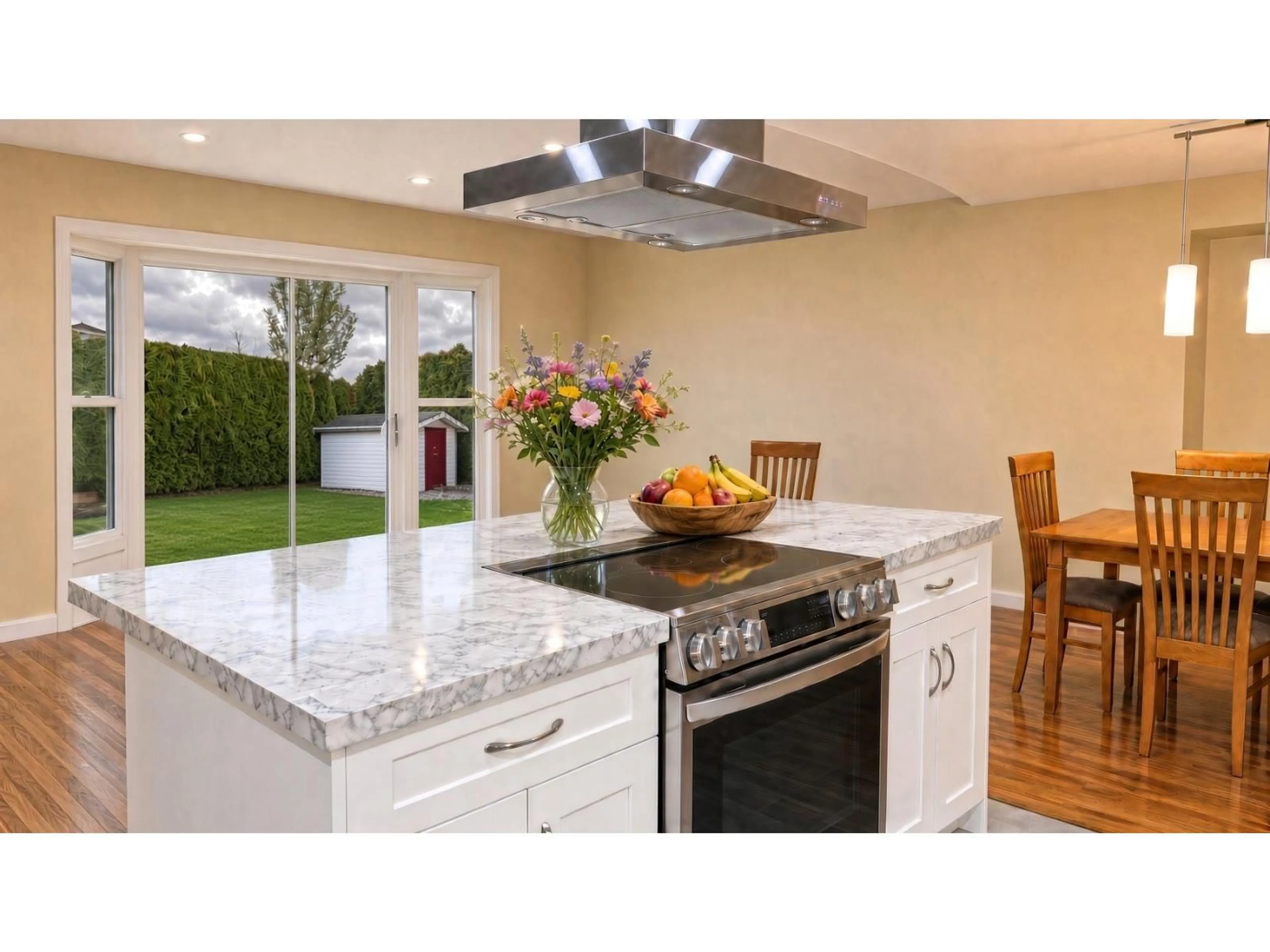 Contemporary kitchen, ceramic/tile floor for 44910 WATSON ROAD, Chilliwack British Columbia V2R2Y5
