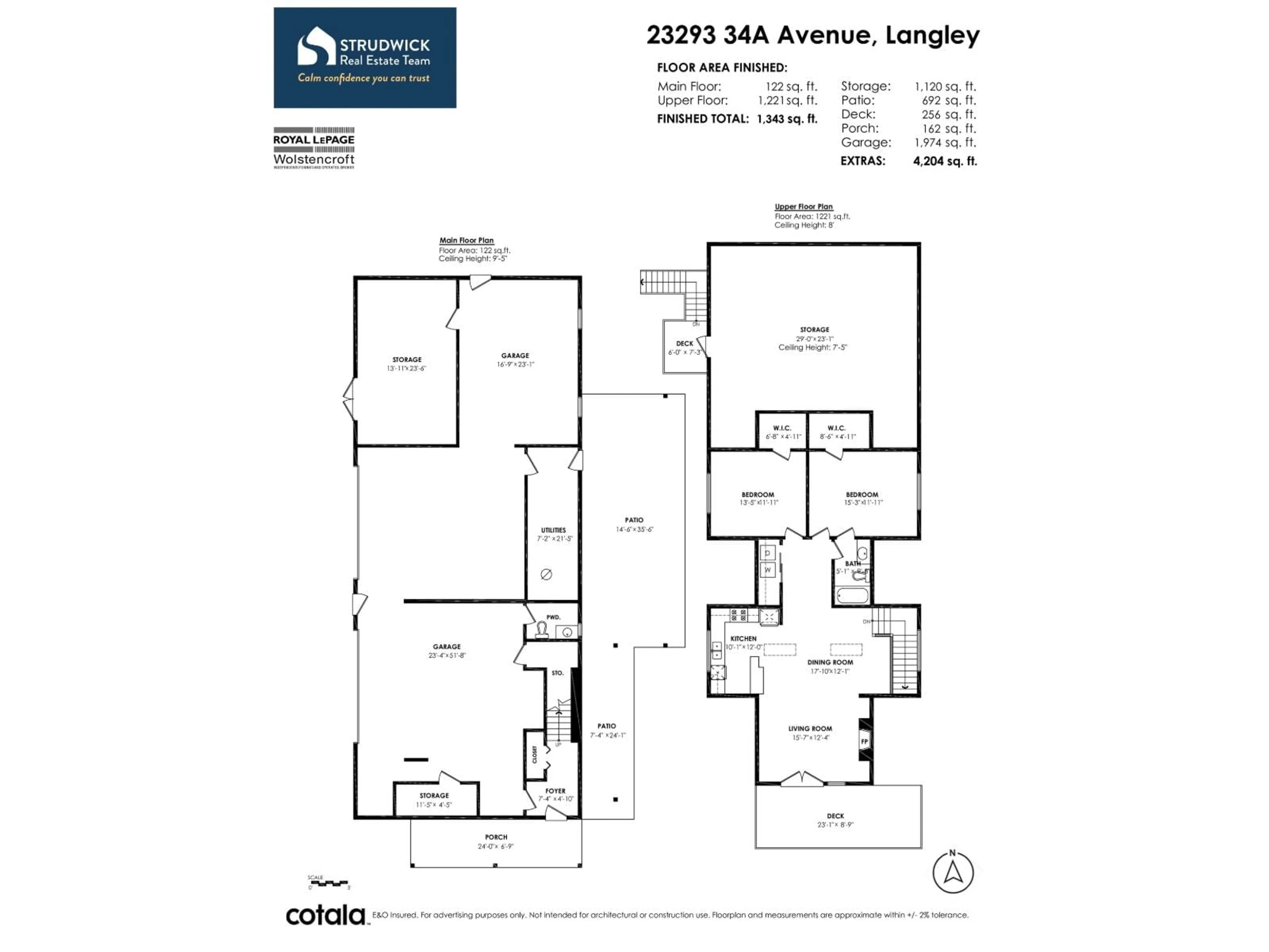 Floor plan for 23293 34A AVENUE, Langley British Columbia V2Z2H6