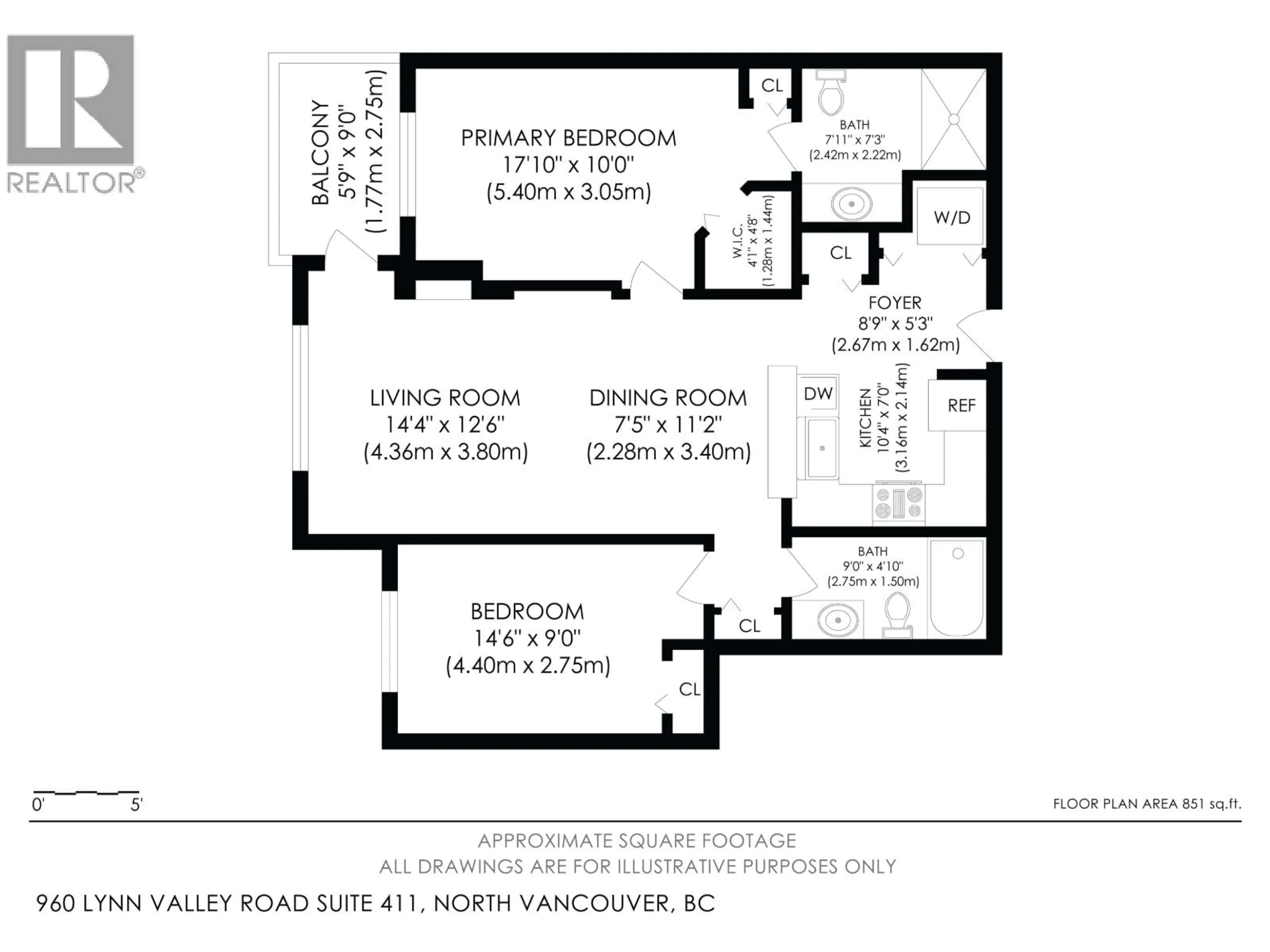 Floor plan for 411 - 960 LYNN VALLEY ROAD, North Vancouver British Columbia V7J3V6
