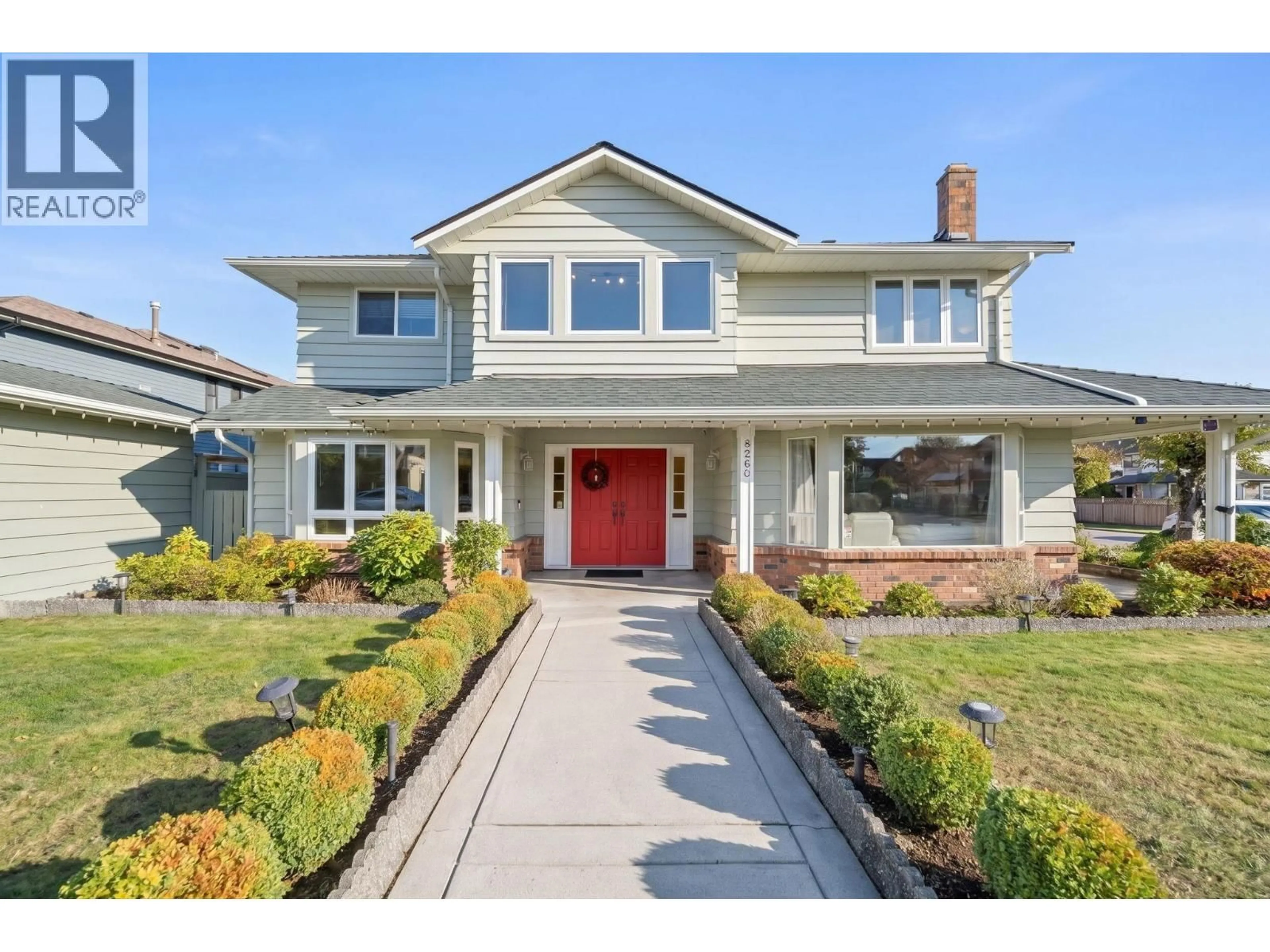 Home with brick exterior material, street for 8260 ASPIN DRIVE, Richmond British Columbia V6Y3B8