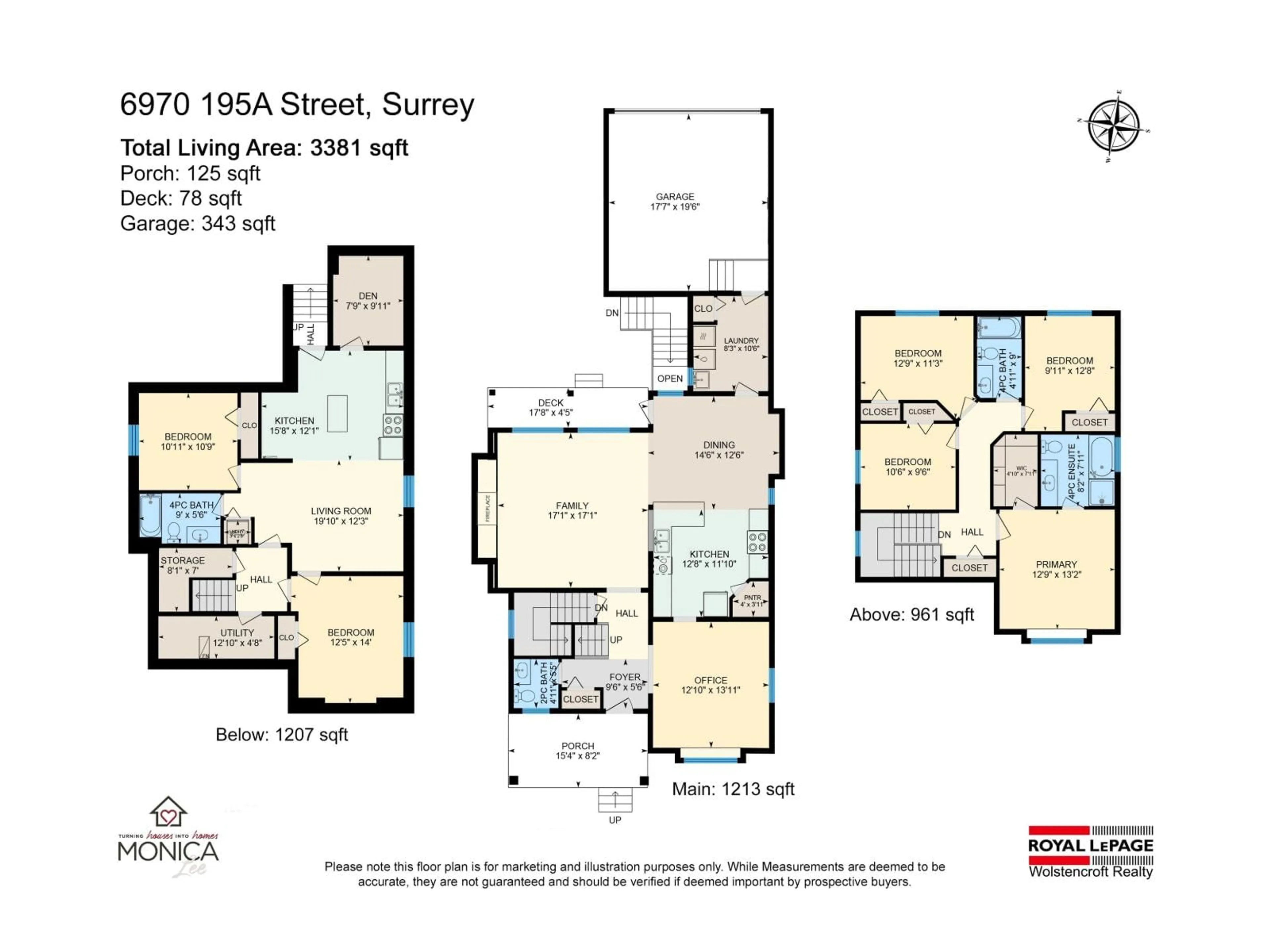 Floor plan for 6970 195A STREET, Surrey British Columbia V4N5Z2