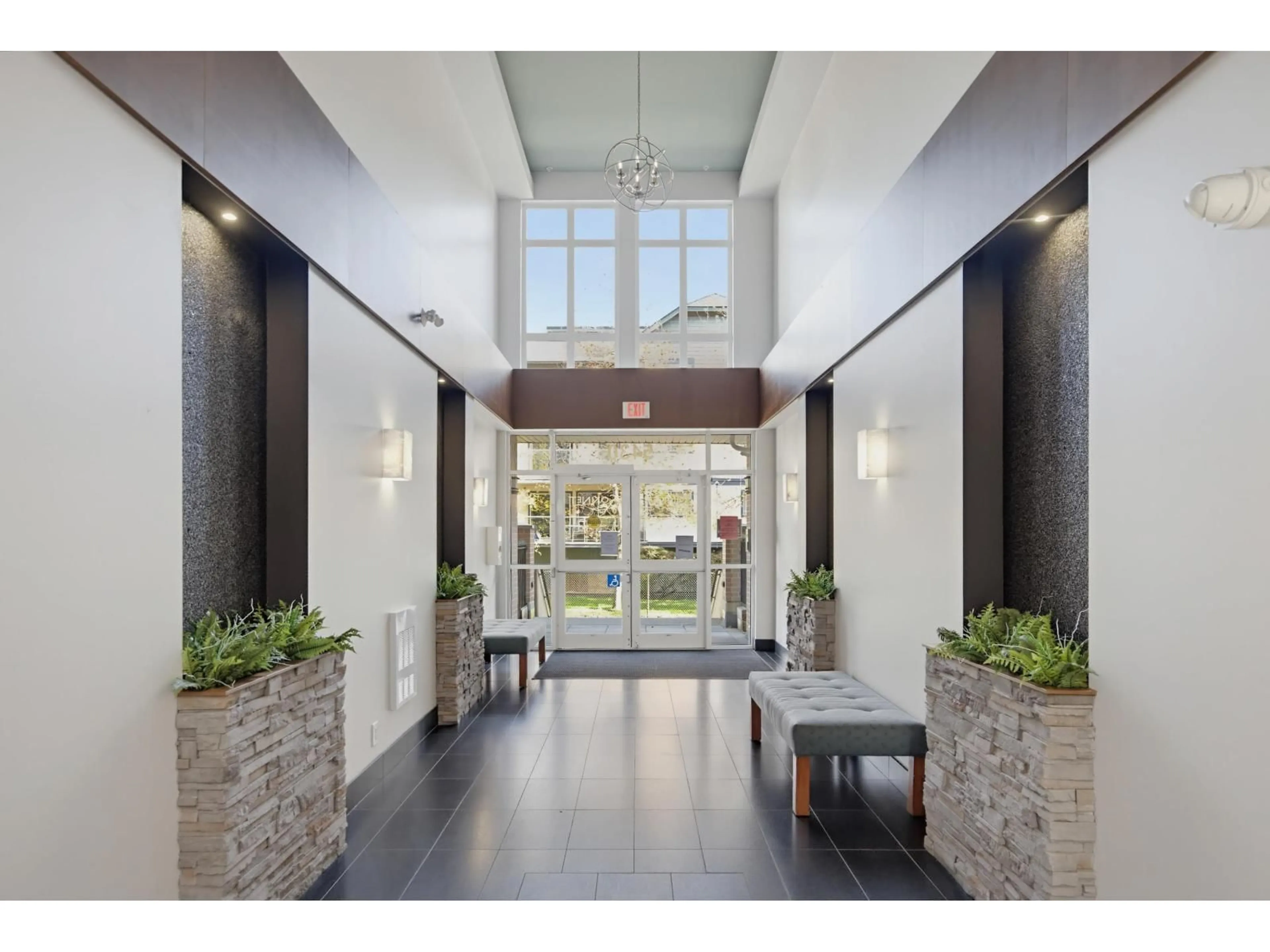 Indoor foyer for 409 - 5430 201 STREET, Langley British Columbia V3A0A2