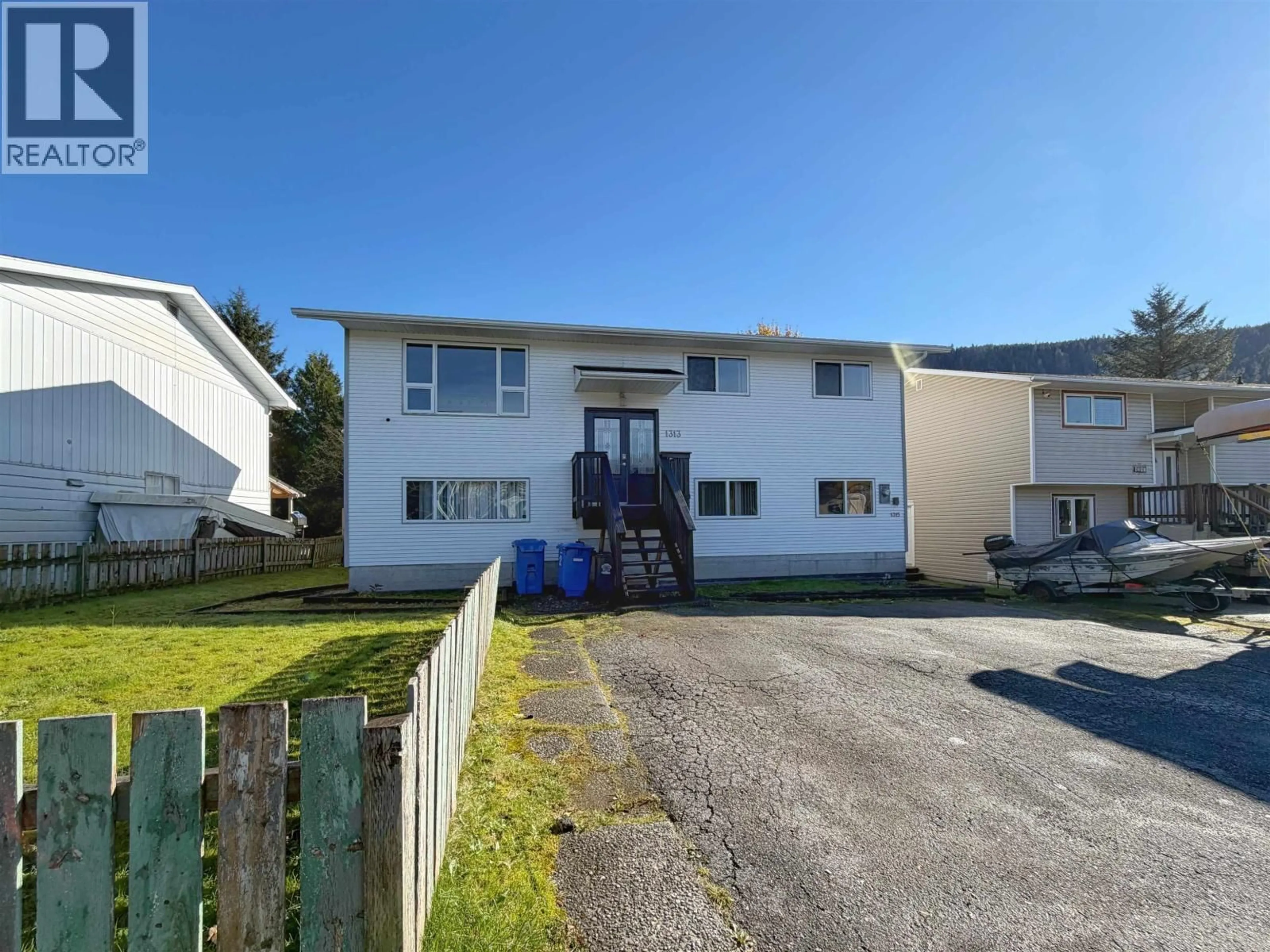 A pic from outside/outdoor area/front of a property/back of a property/a pic from drone, building for 1313 OMINECA AVENUE, Prince Rupert British Columbia V8J2B9