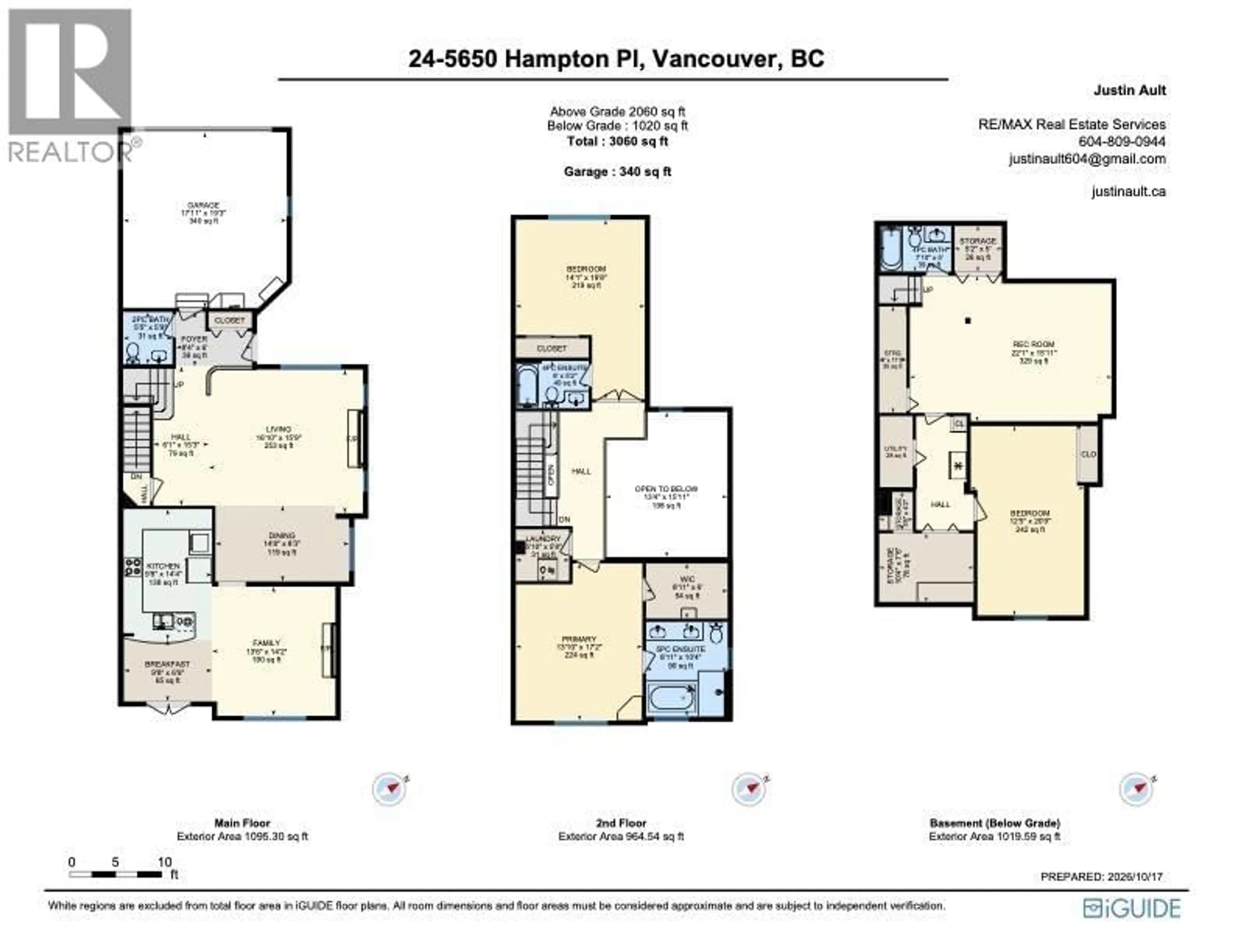 Floor plan for 24 - 5650 HAMPTON PLACE, Vancouver British Columbia V6T2G5