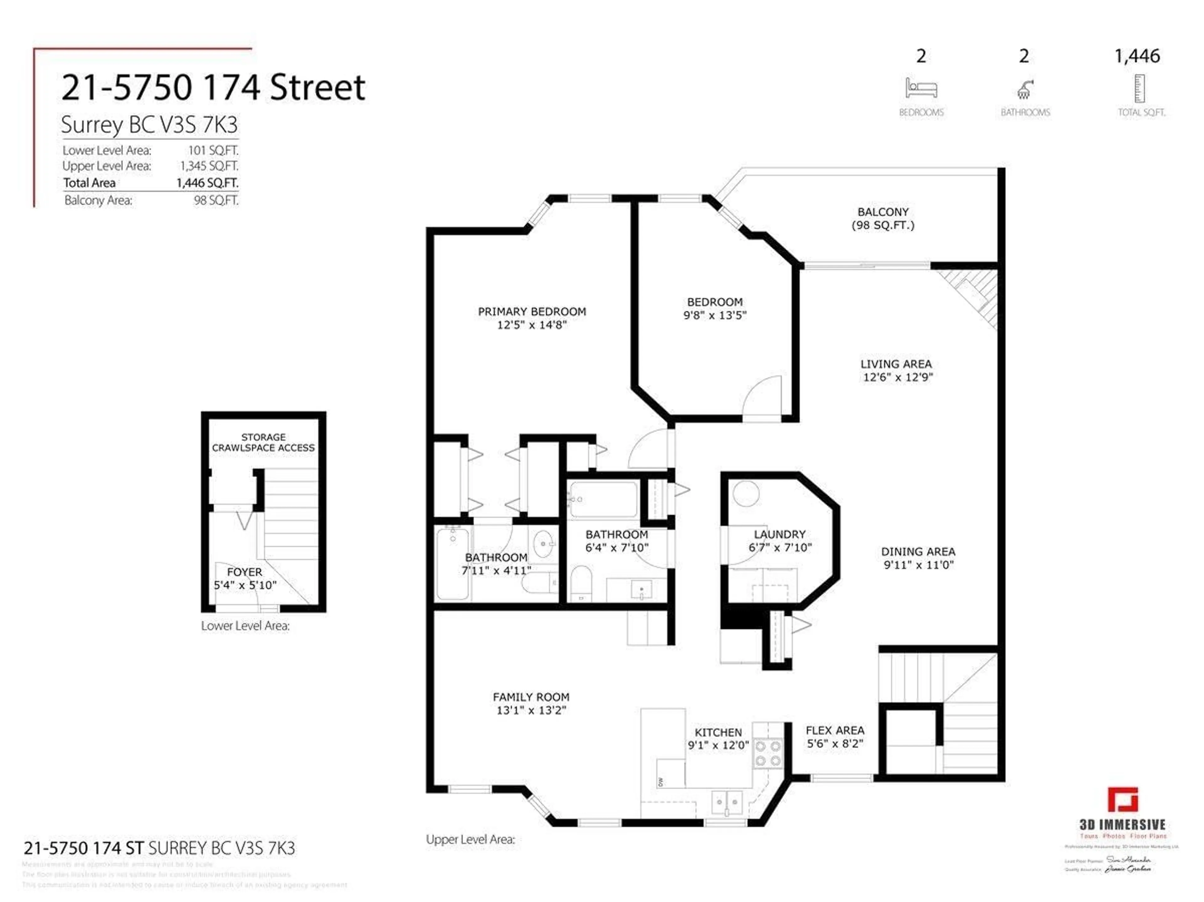 Floor plan for 21 - 5750 174 STREET, Surrey British Columbia V3S7K3